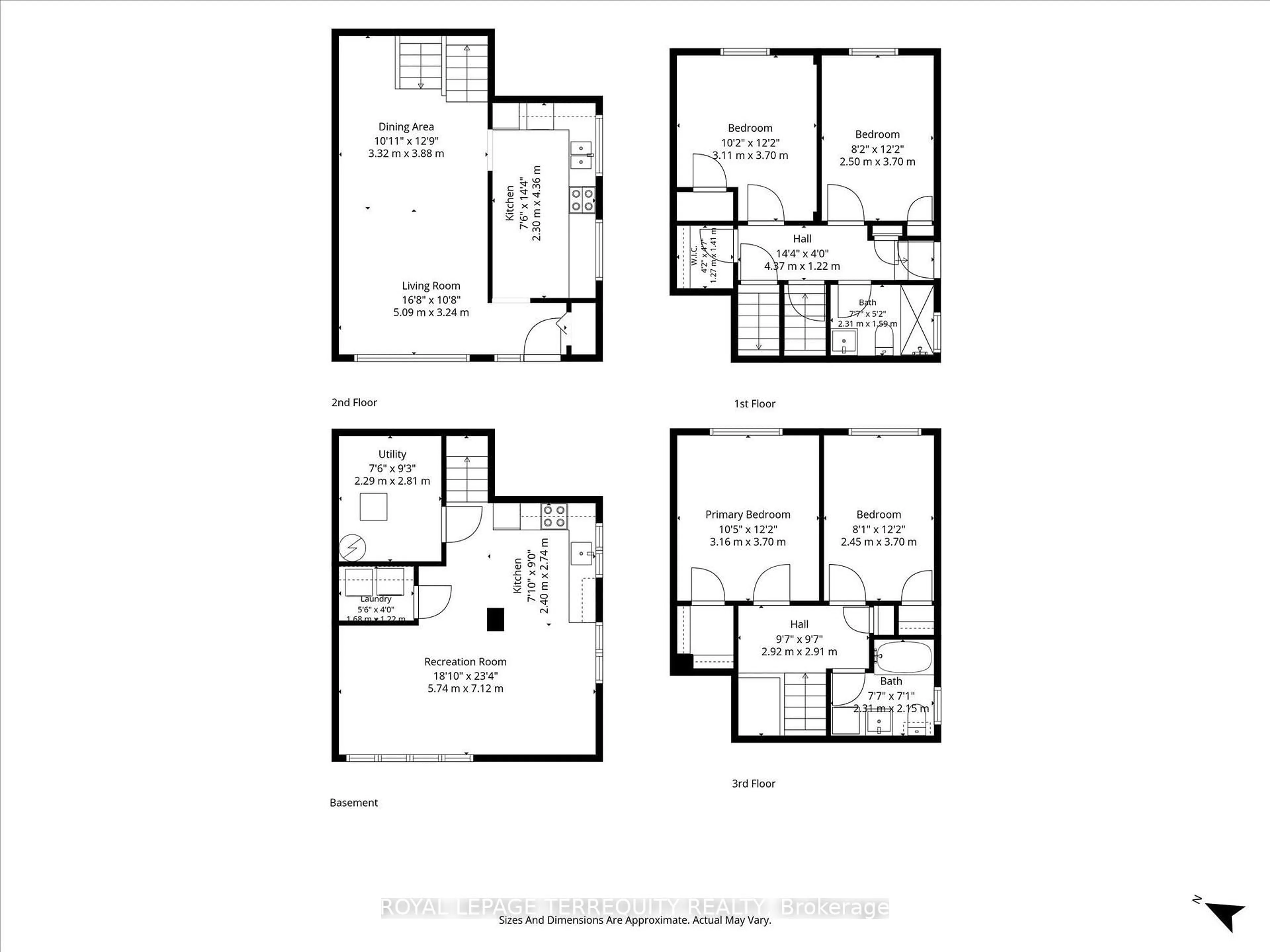 Floor plan for 89 Benjamin Blvd, Toronto Ontario M1K 3P2