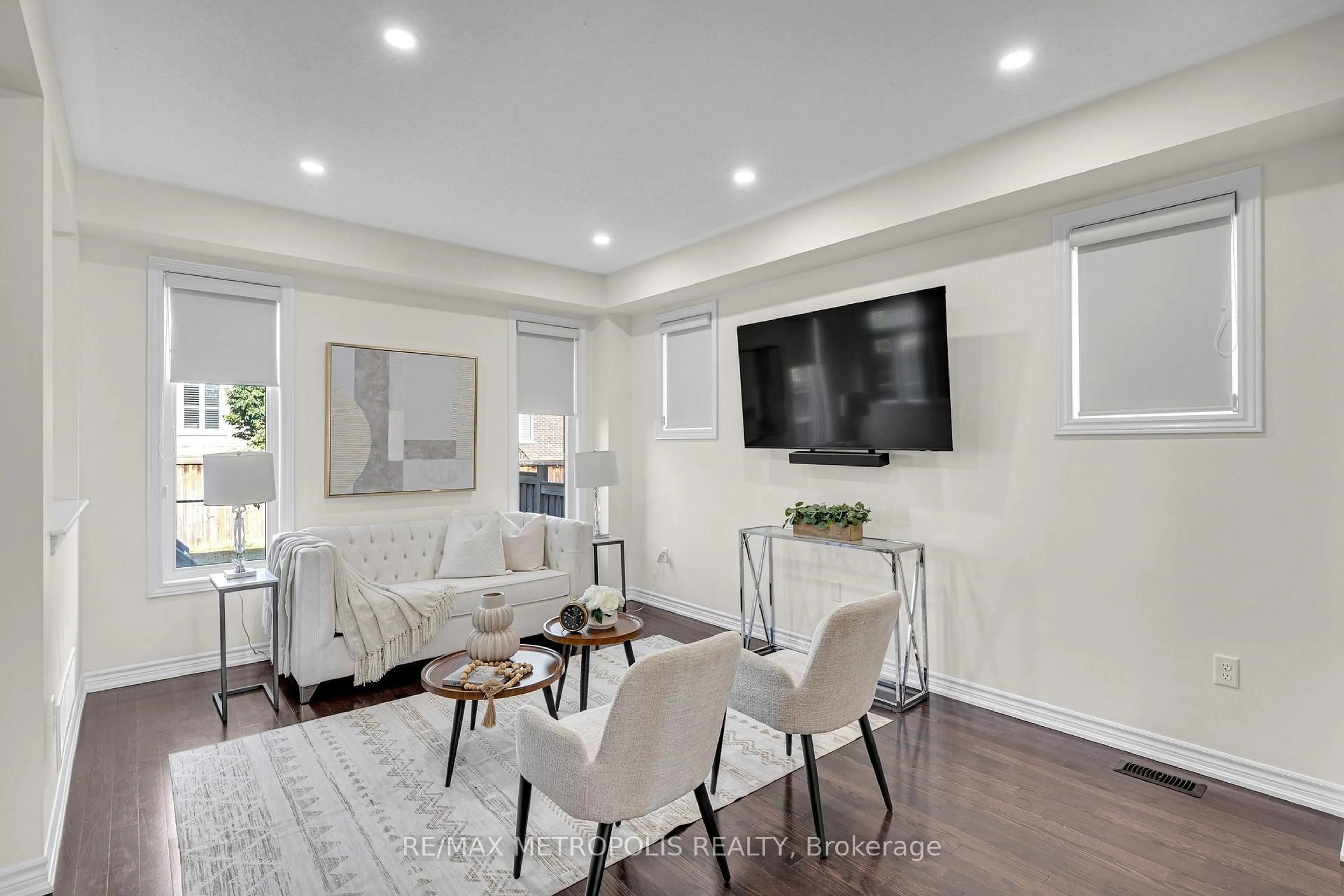 Living room with furniture, unknown for 23 Gordon Cowling St, Clarington Ontario L1E 0G7