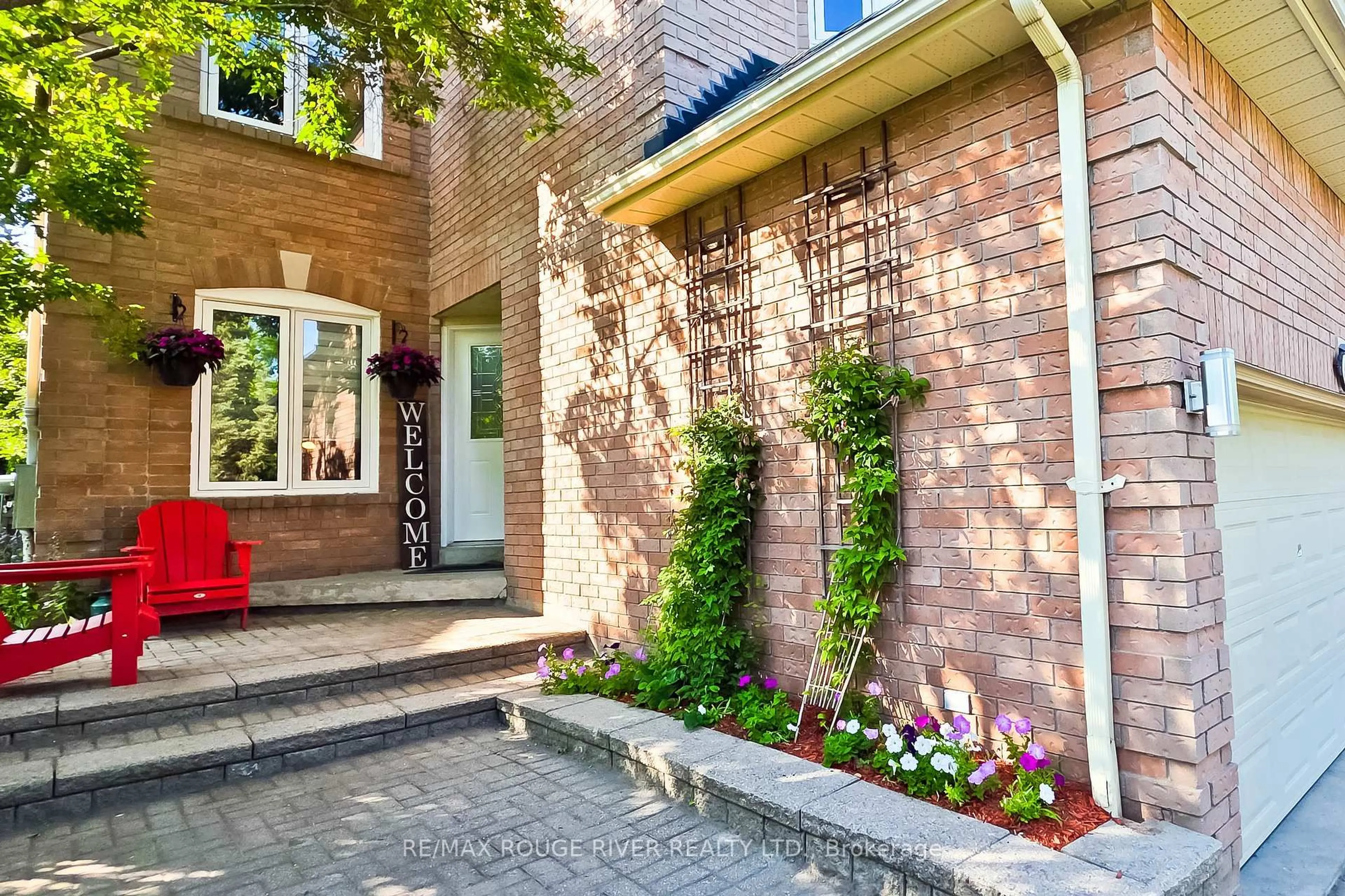 Home with brick exterior material, street for 6 Knotty Pine Dr, Whitby Ontario L1R 2J6