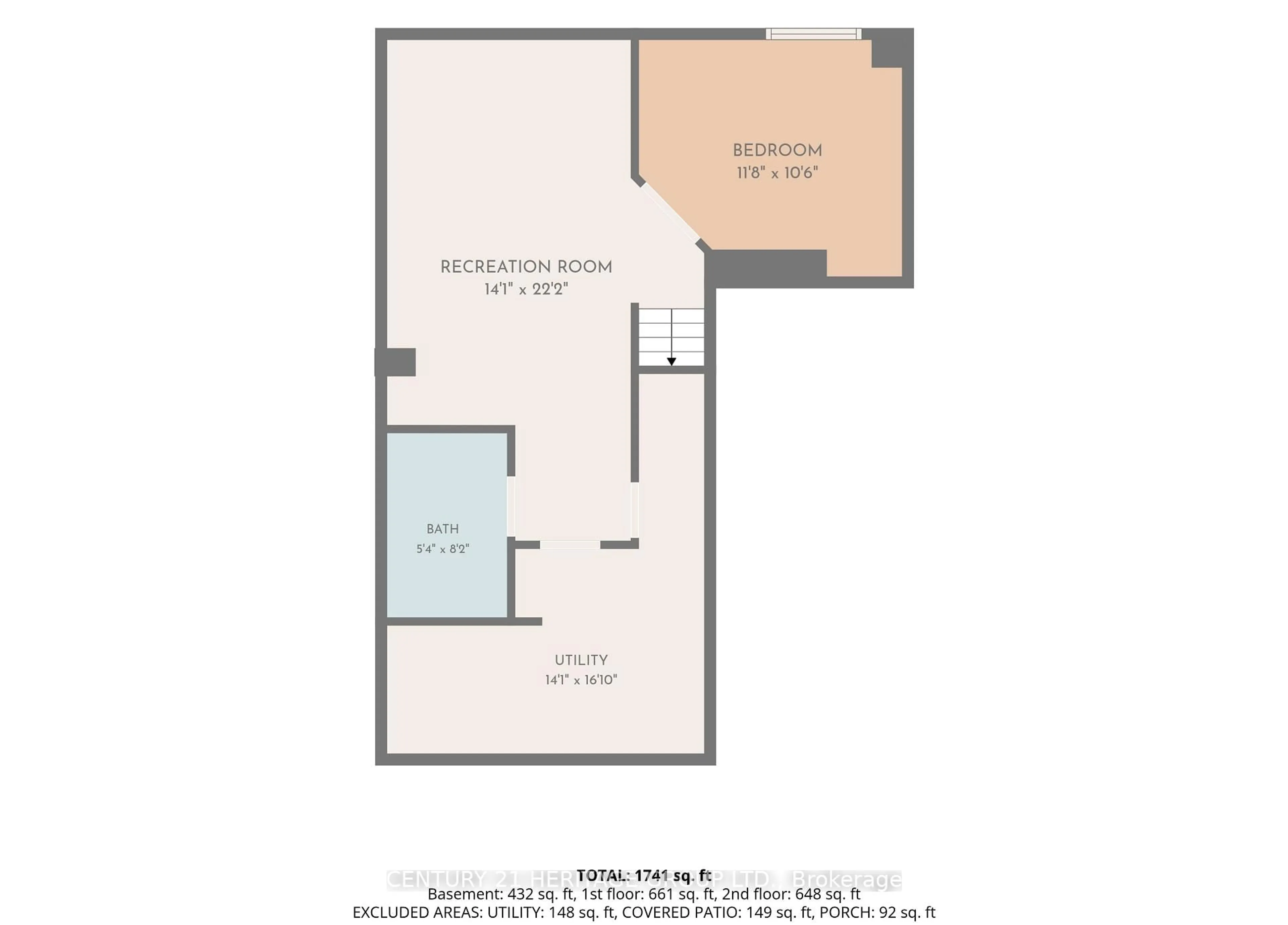 Floor plan for 34 Haverhill Cres, Whitby Ontario L1R 3E7