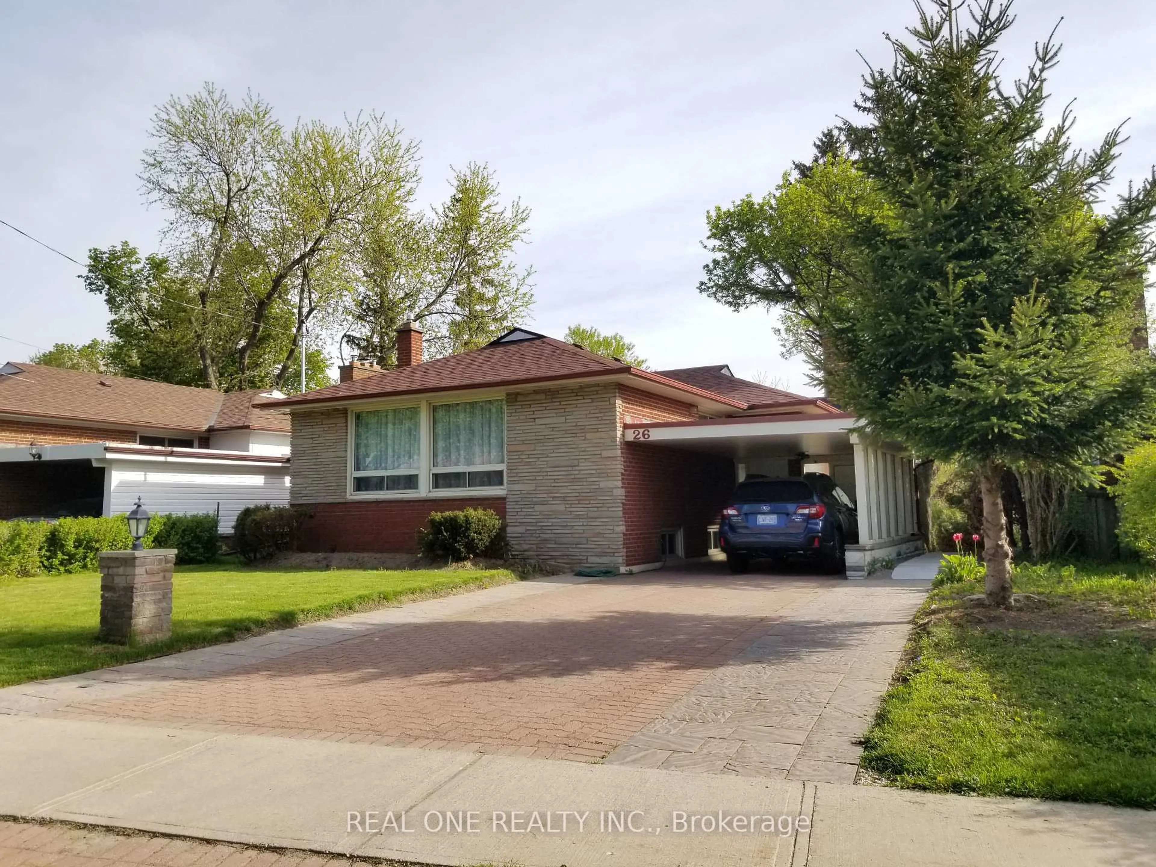 Home with brick exterior material, street for 26 Applefield Dr, Toronto Ontario M1P 3X9