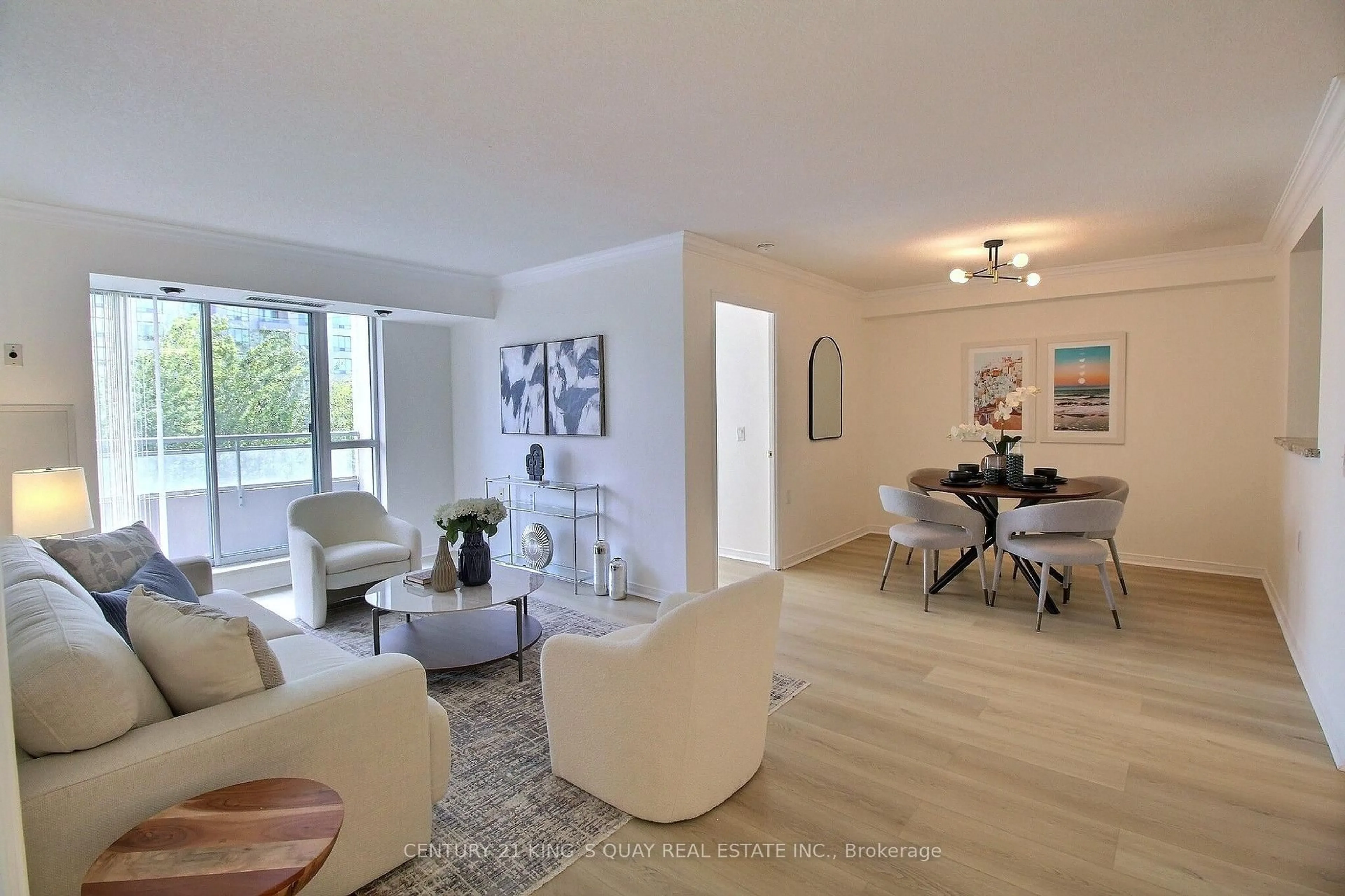 Living room with furniture, unknown for 2628 Mccowan Rd #708, Toronto Ontario M1S 5J8