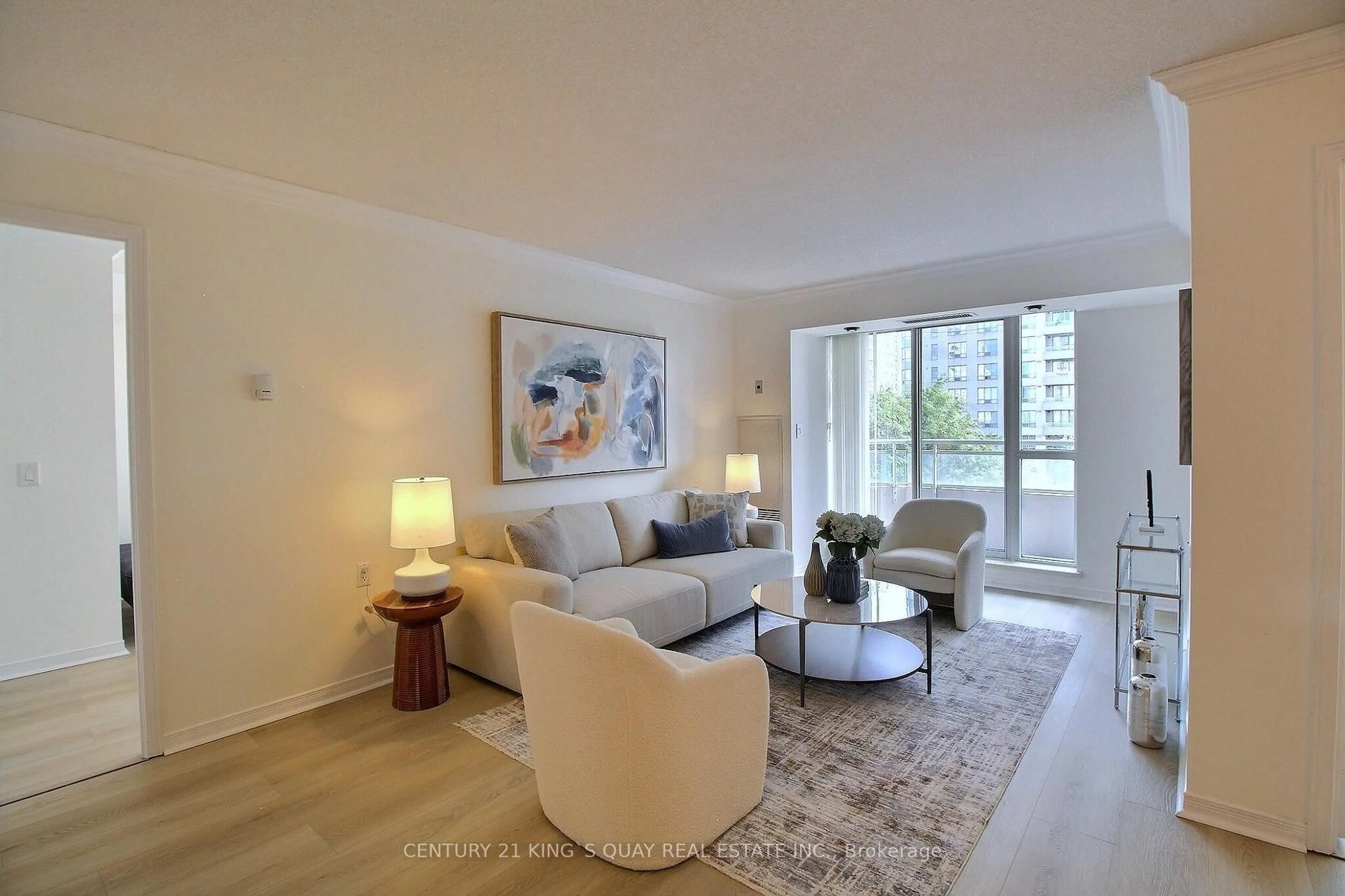 Living room with furniture, unknown for 2628 Mccowan Rd #708, Toronto Ontario M1S 5J8
