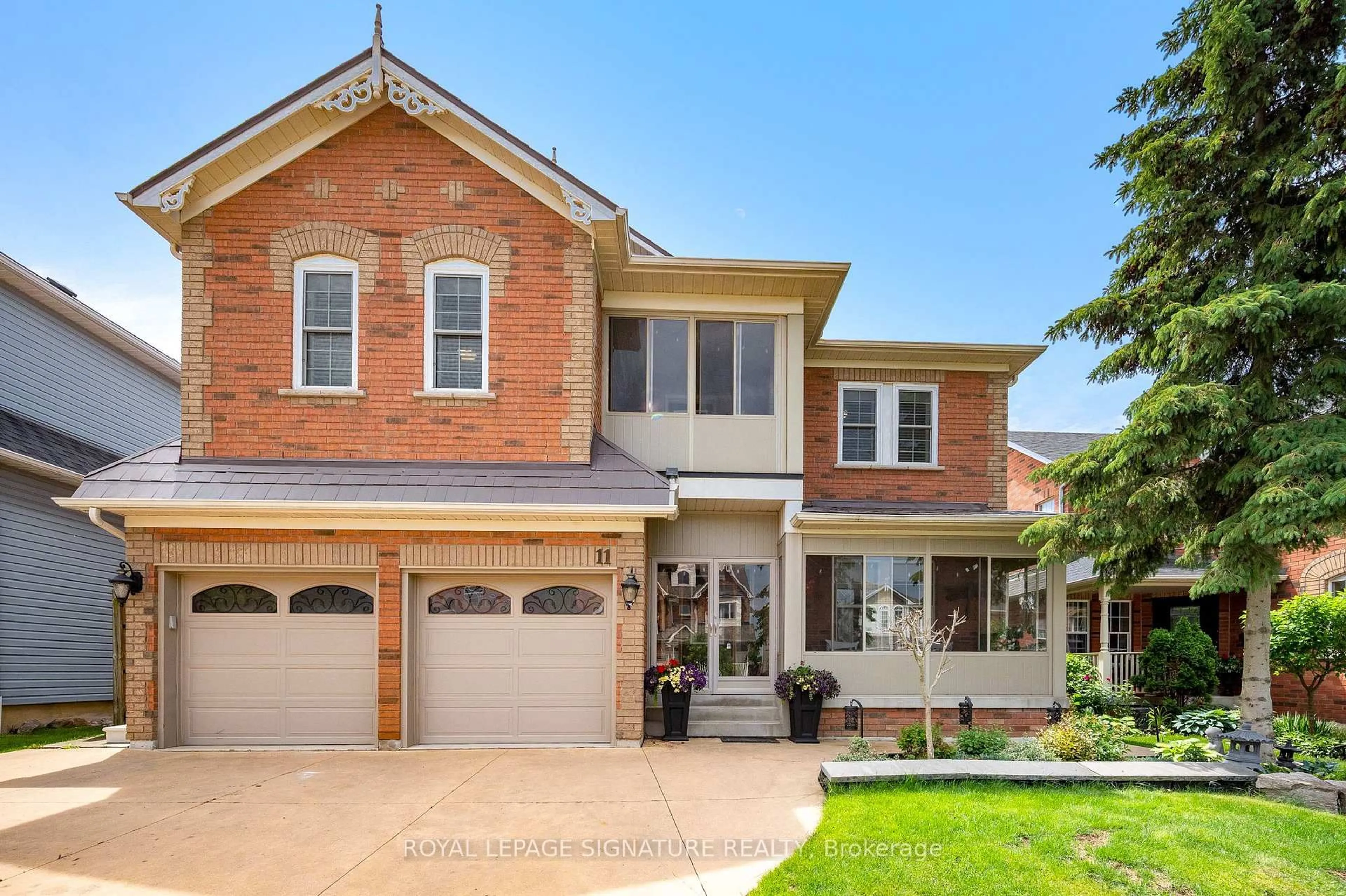 Home with brick exterior material, street for 11 Downey Dr, Whitby Ontario L1M 1J3
