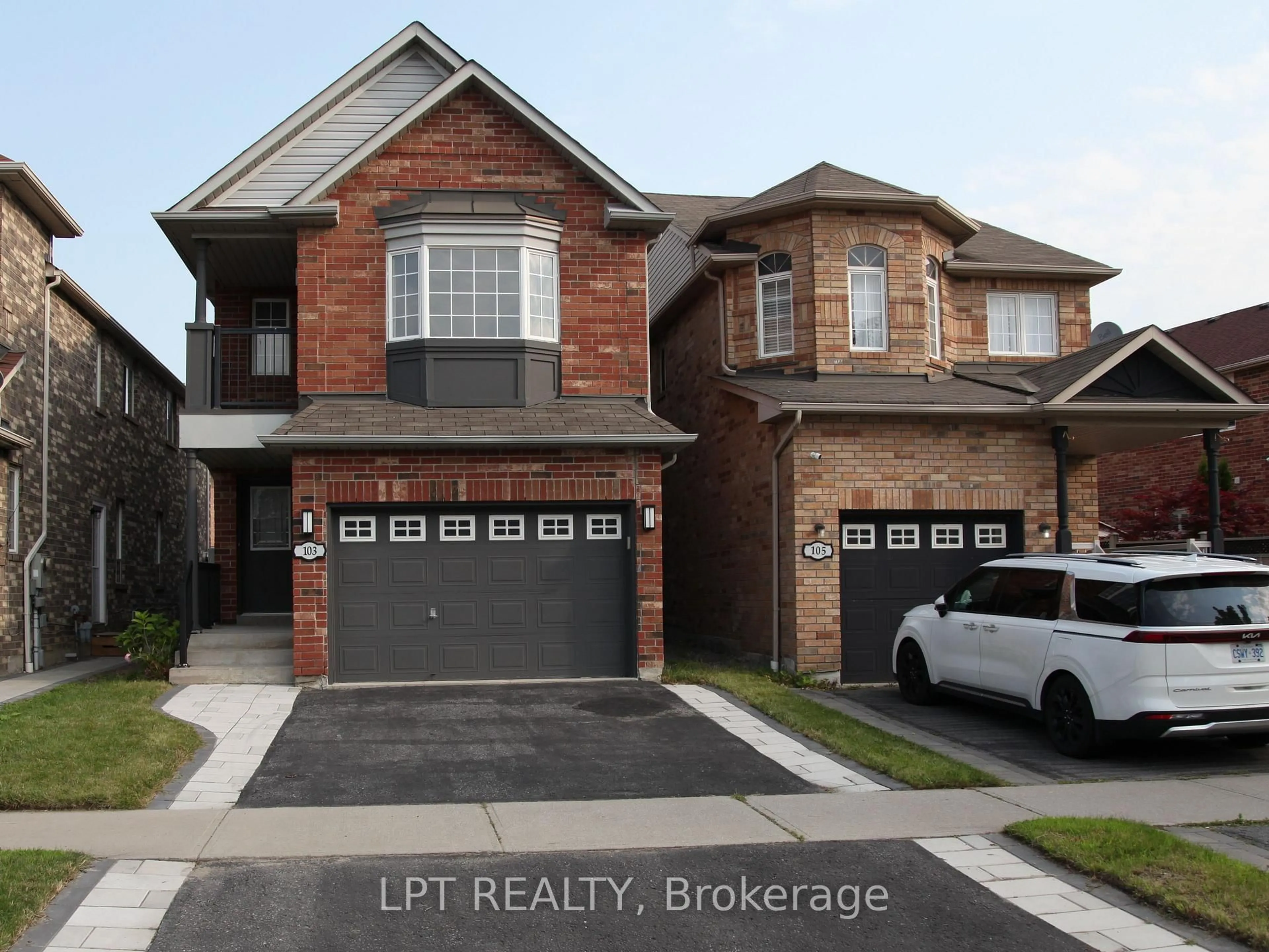 Home with brick exterior material, street for 103 Howling Cres, Ajax Ontario L1S 7R9