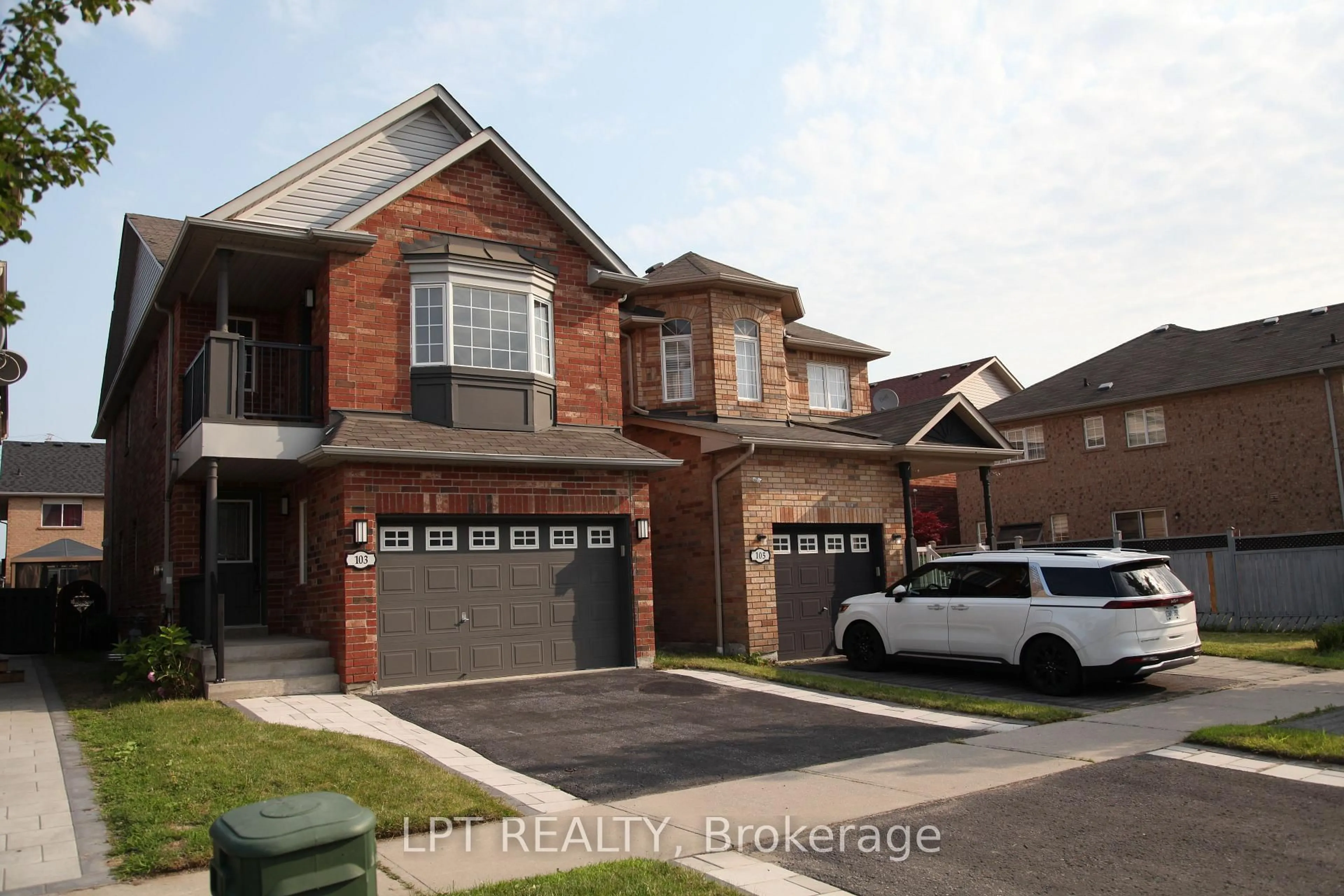 Home with brick exterior material, street for 103 Howling Cres, Ajax Ontario L1S 7R9