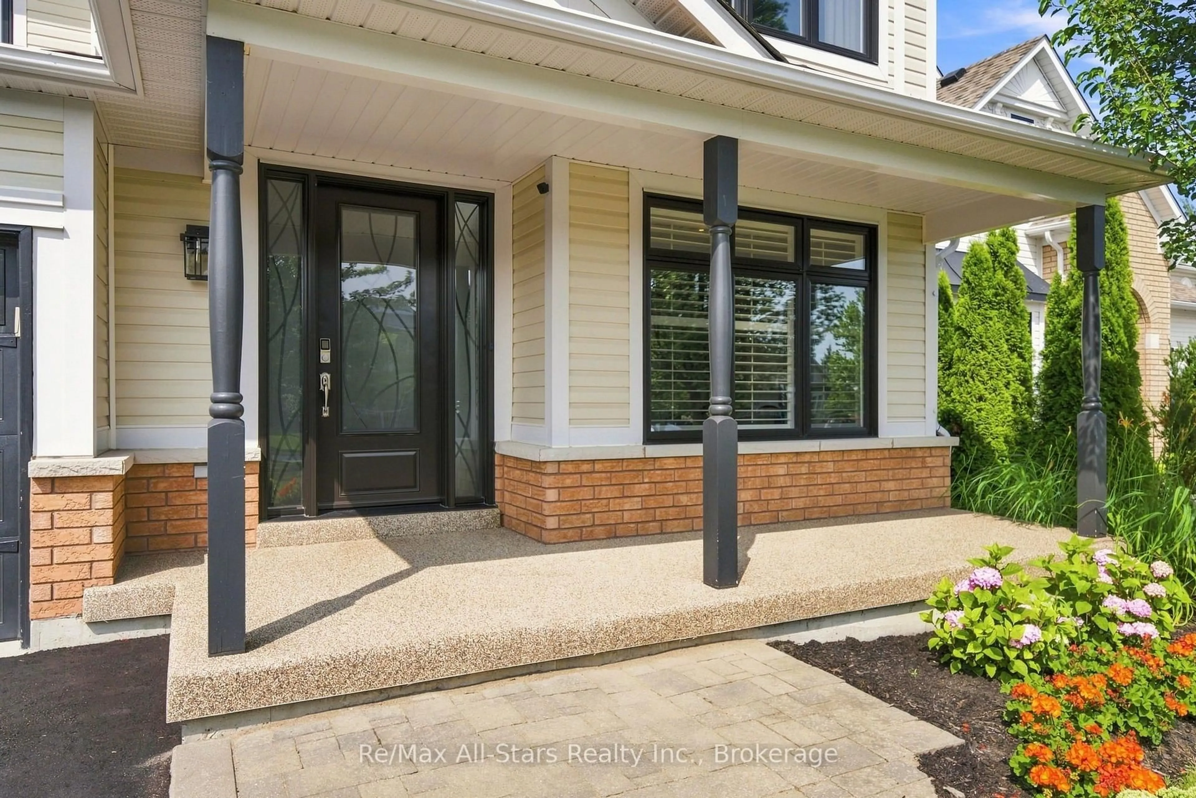 Home with brick exterior material, street for 222 Roseborough Crt, Scugog Ontario L9L 2E6