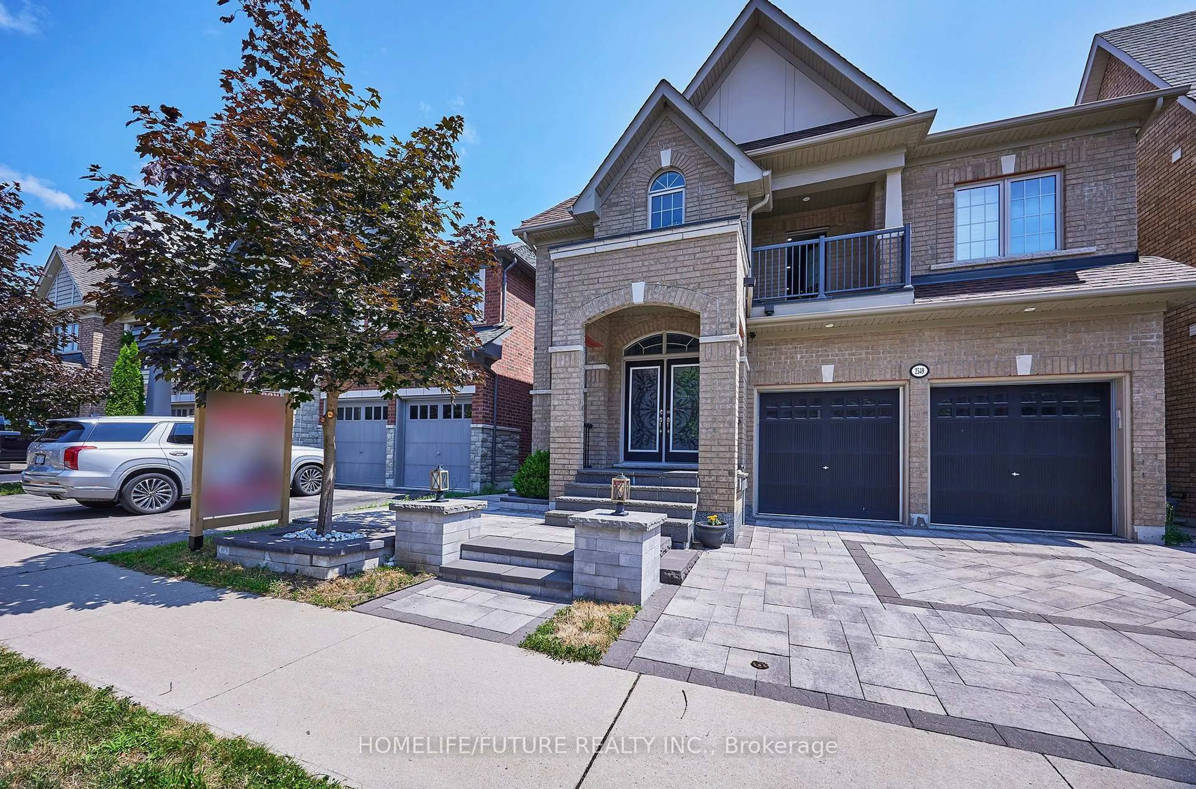 Home with brick exterior material, street for 2549 Snow Knight Dr, Oshawa Ontario L1L 0K2