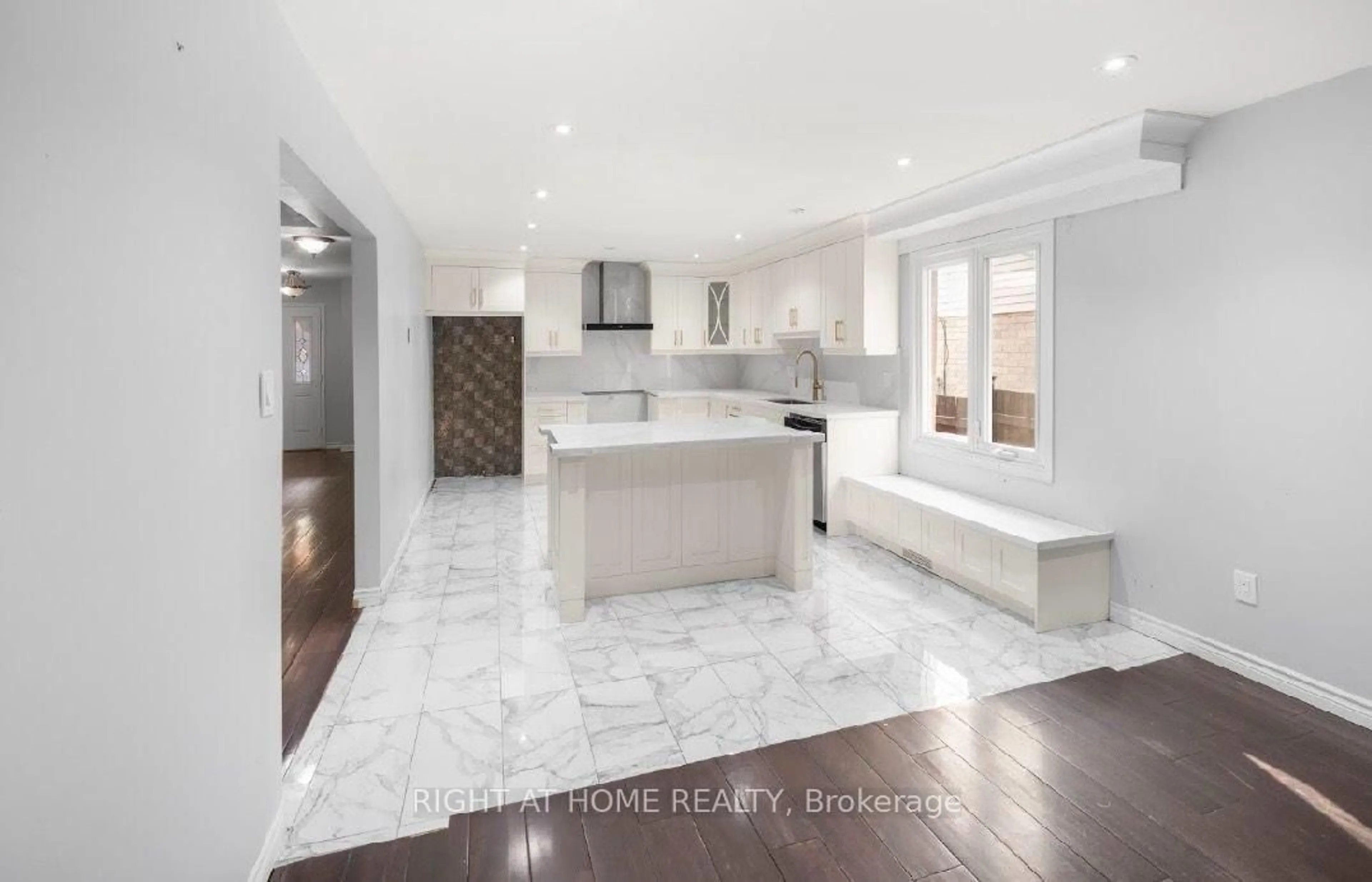 Open concept kitchen, ceramic/tile floor for 95 Dobson Dr, Ajax Ontario L1S 5G1