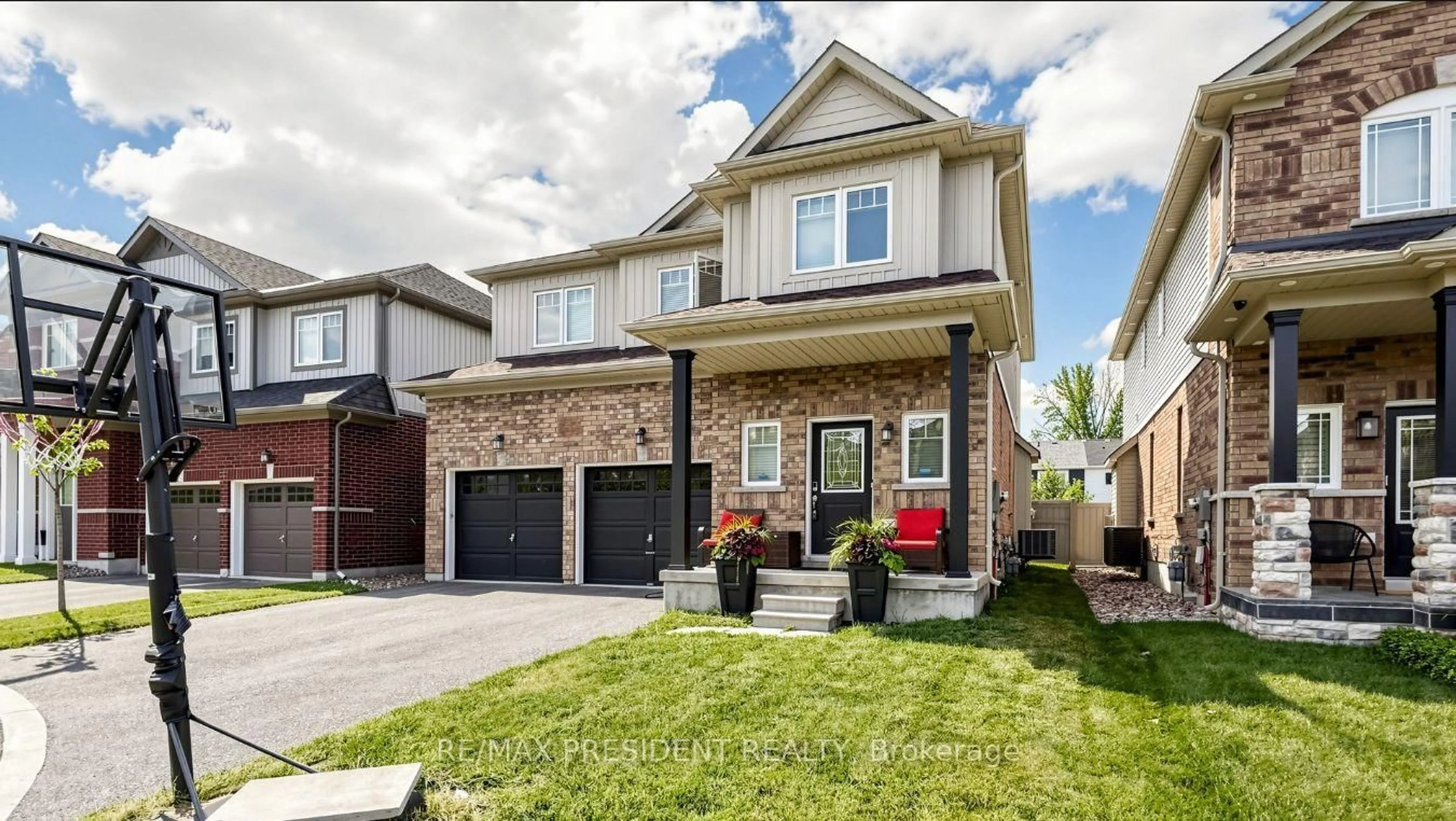 Home with brick exterior material, street for 1436 Mayport Dr, Oshawa Ontario L1J 8K4