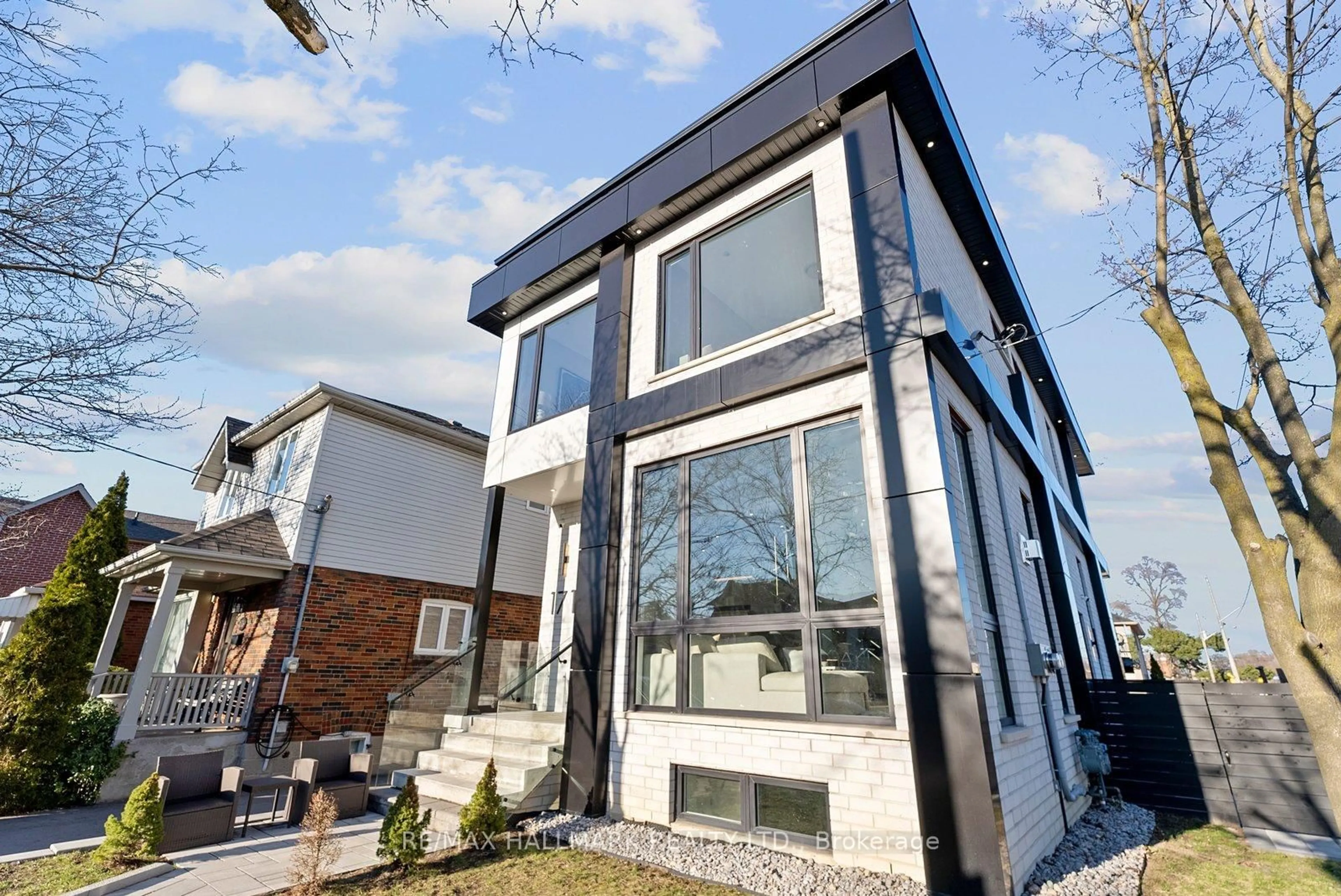 Home with brick exterior material, street for 171 Durant Ave, Toronto Ontario M4J 4W5