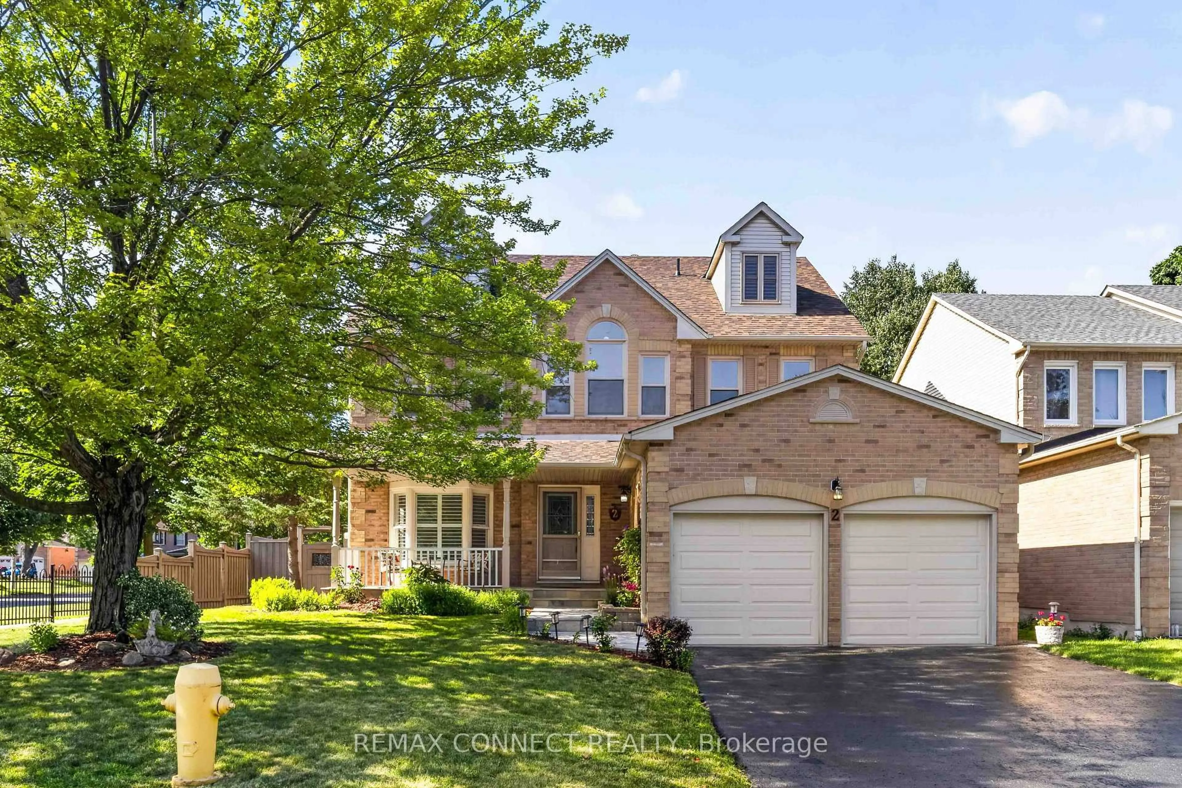 Home with brick exterior material, street for 2 Nettles Crt, Whitby Ontario L1P 1L5