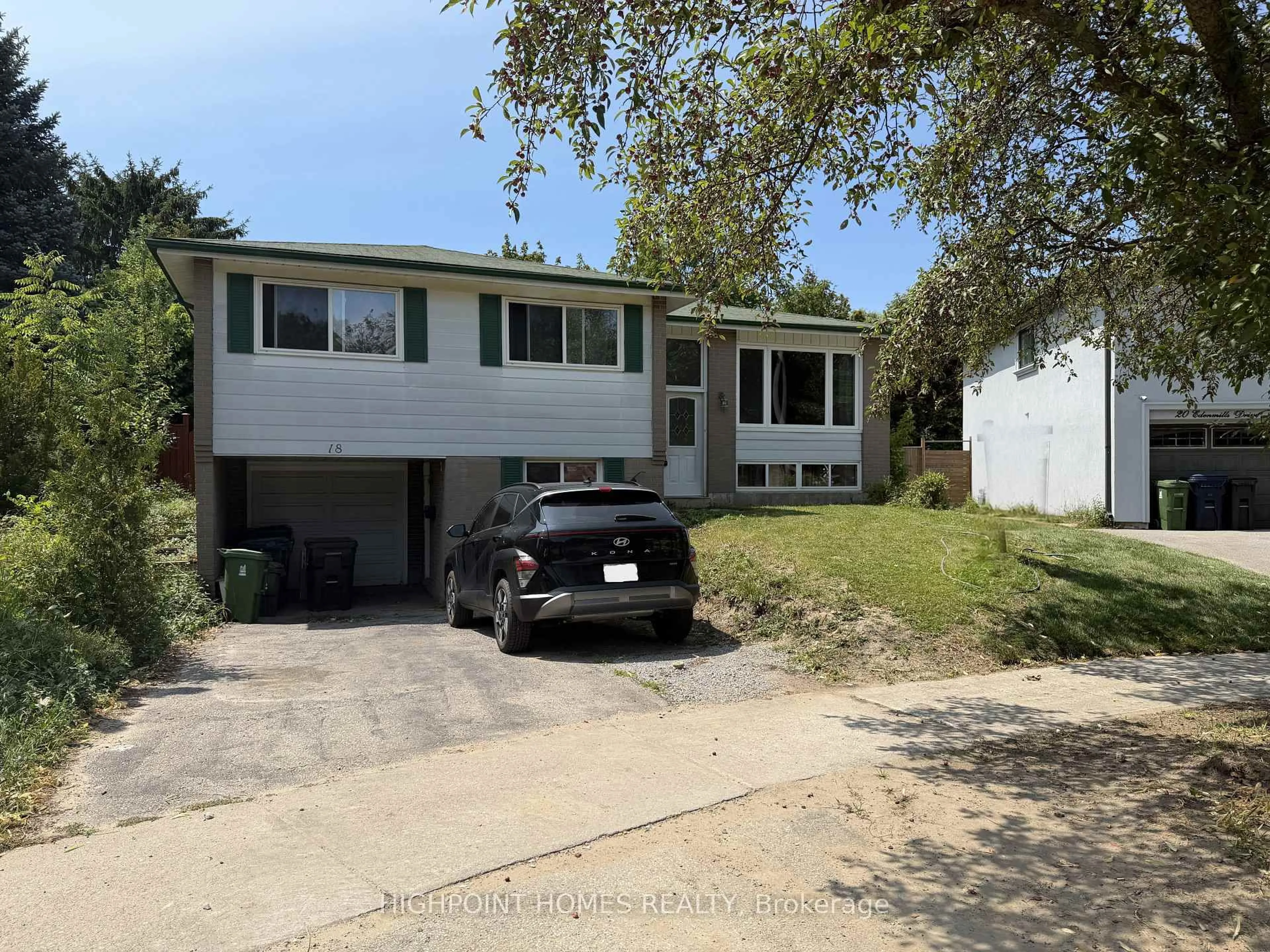Home with vinyl exterior material, street for 18 Edenmills Dr, Toronto Ontario M1E 4L2