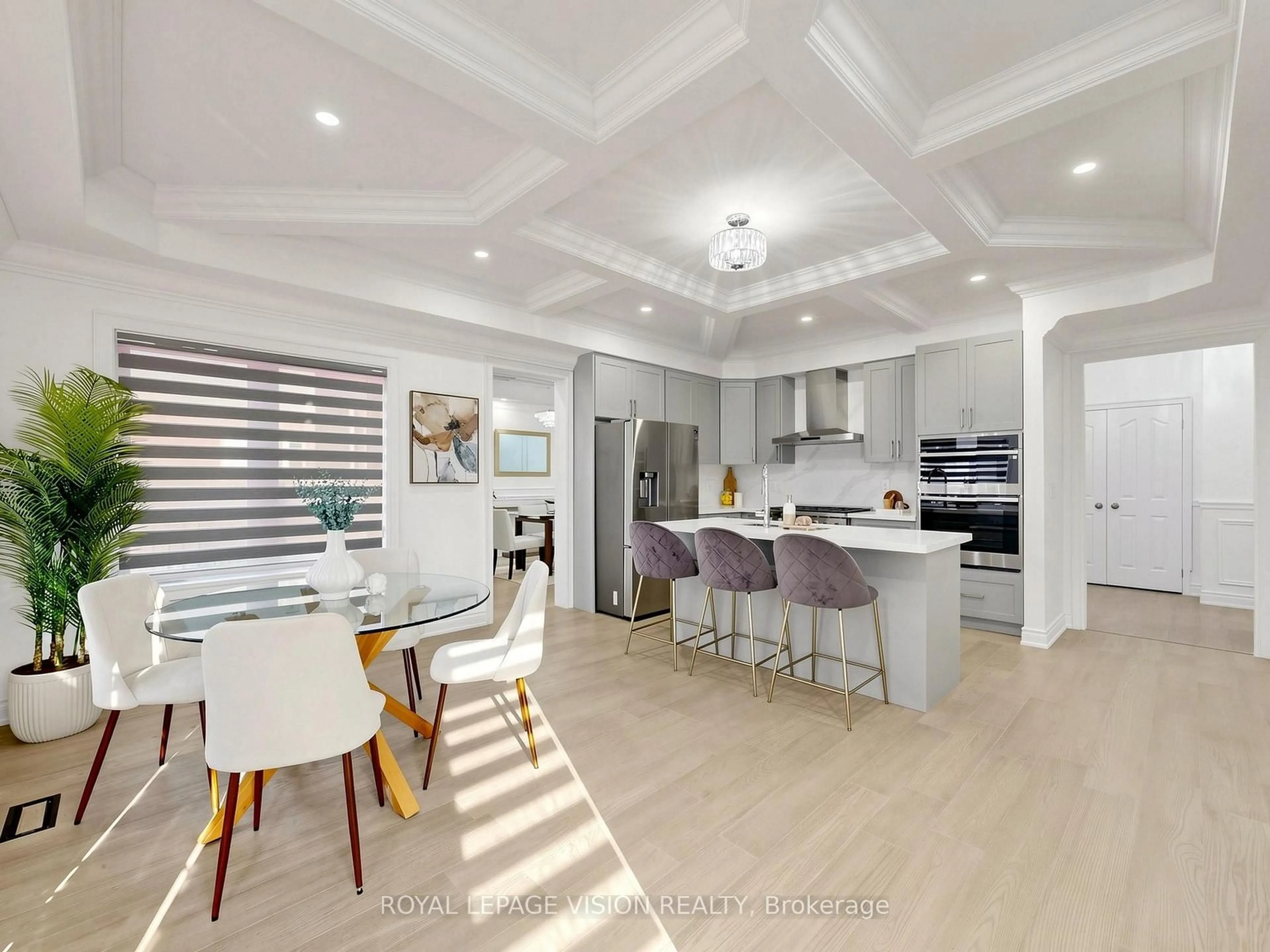 Open concept kitchen, unknown for 43 Mac Carl Cres, Whitby Ontario L1R 2T6