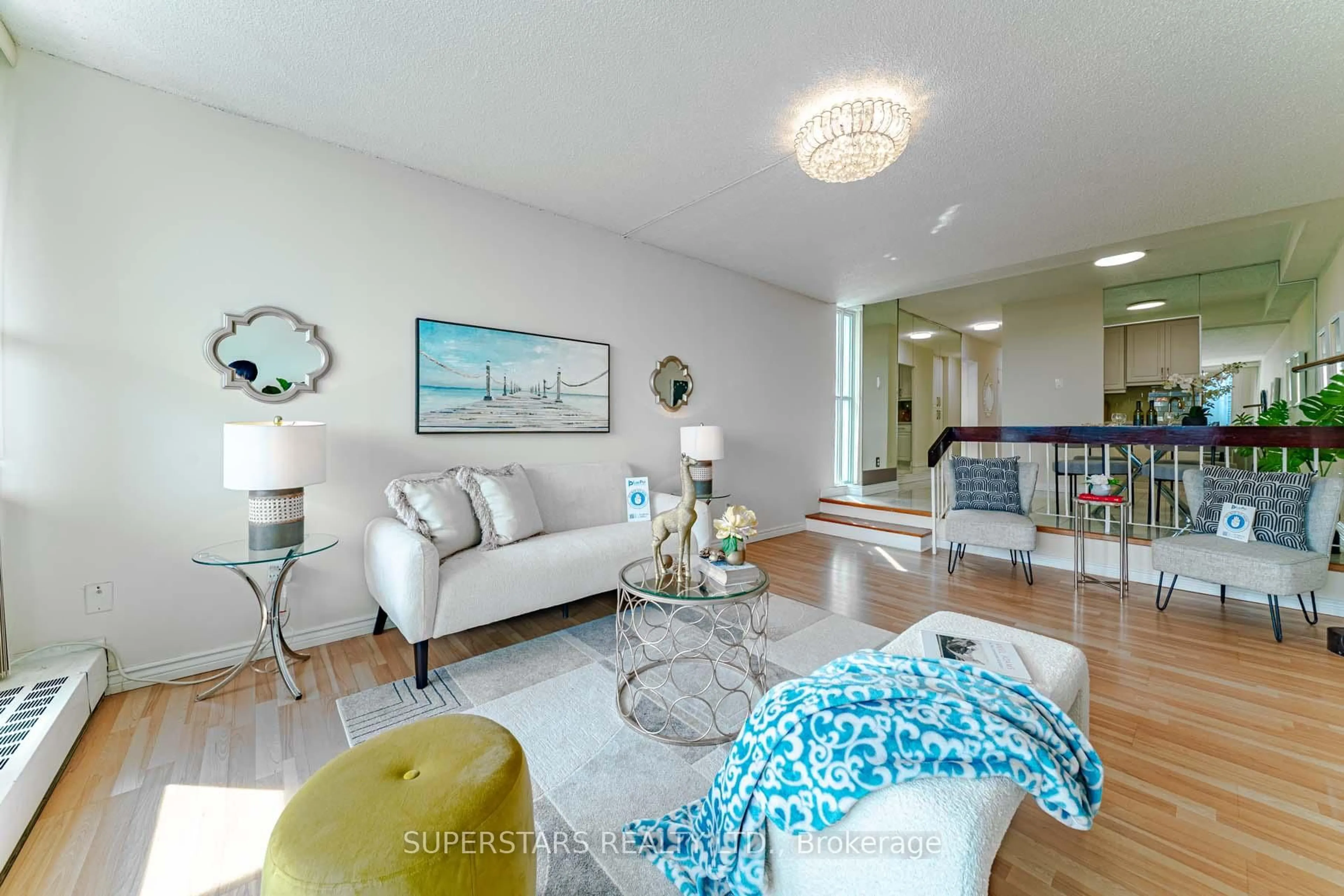 Living room with furniture, unknown for 4101 Sheppard Ave #1006, Toronto Ontario M1S 3H3