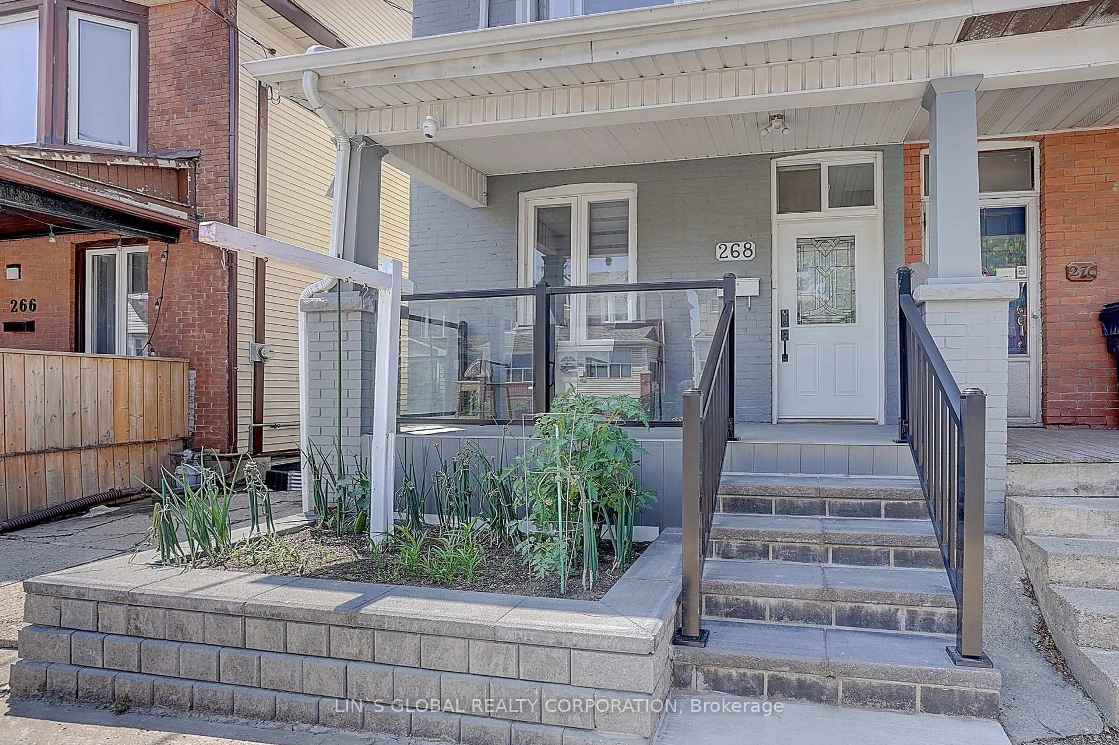 Home with brick exterior material, street for 268 Jones Ave, Toronto Ontario M4M 3A6