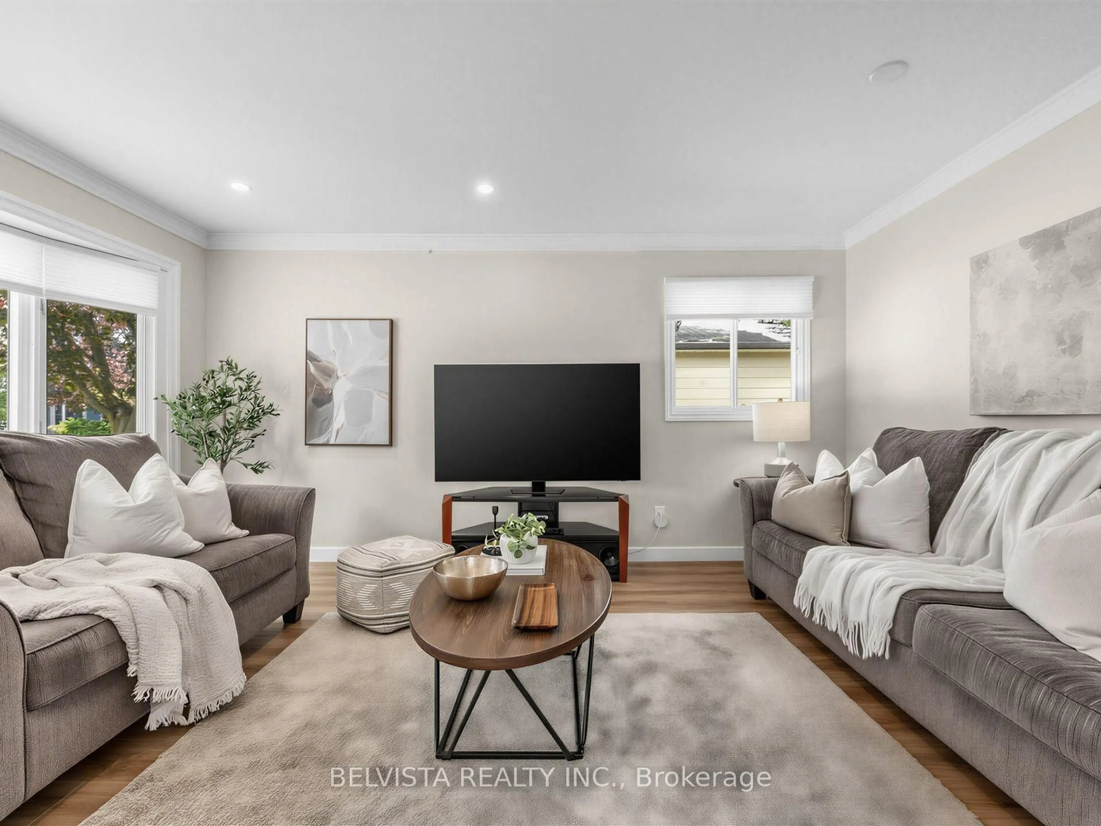 Living room with furniture, unknown for 7 Agate Rd, Ajax Ontario L1S 3J7