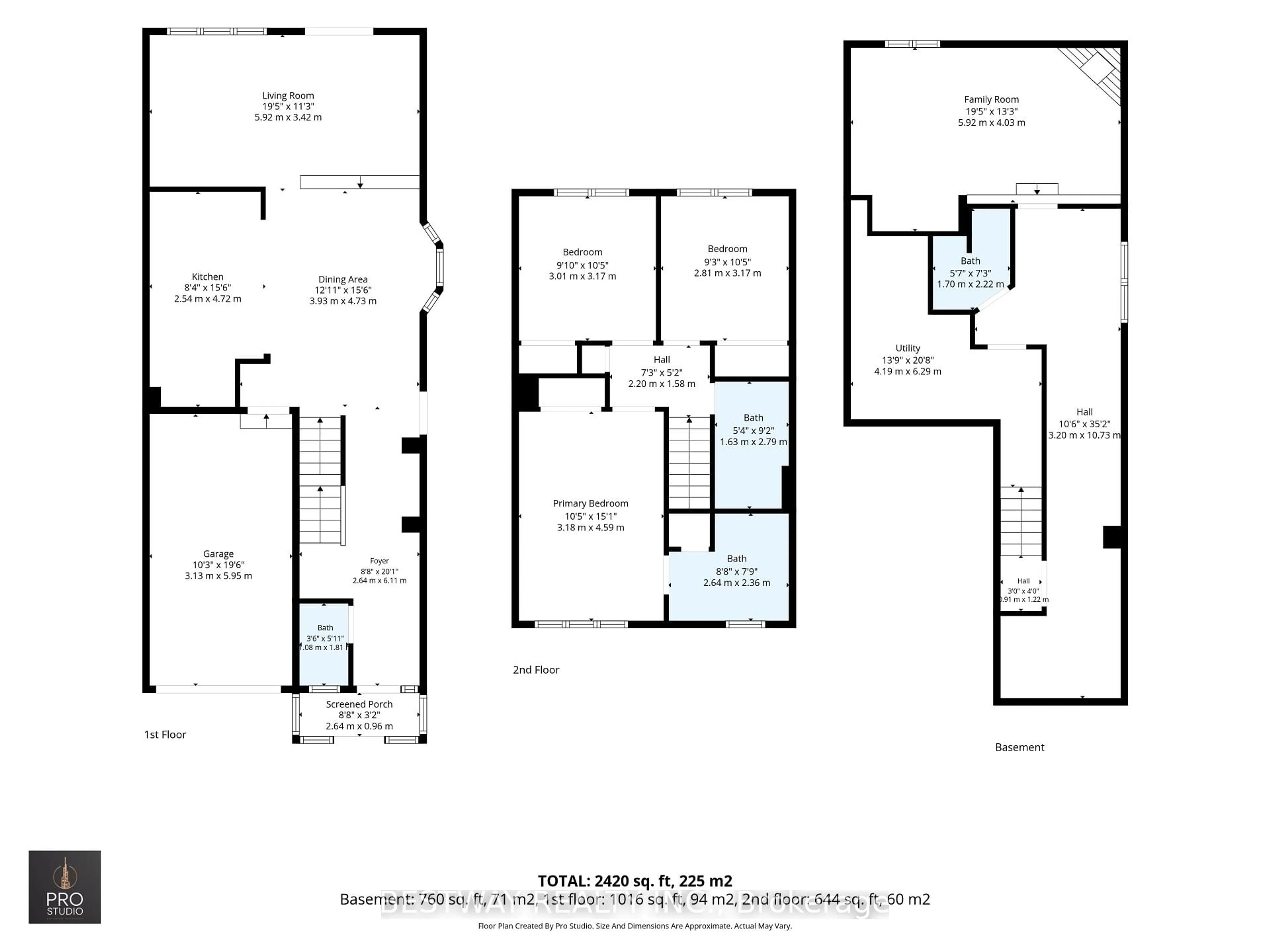 Floor plan for 86 Tambrook Dr, Toronto Ontario M1W 3L9