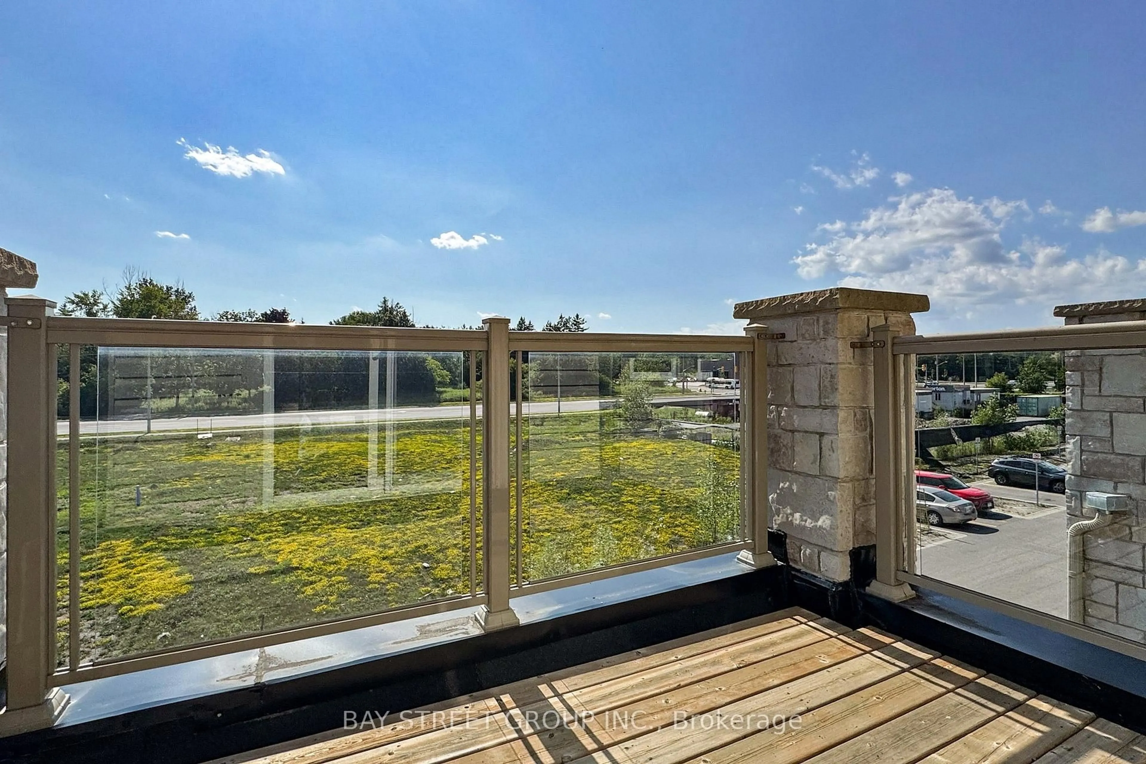 Balcony in the apartment, city buildings view from balcony for 2623 Garrison Crossing, Pickering Ontario L1X 0E5