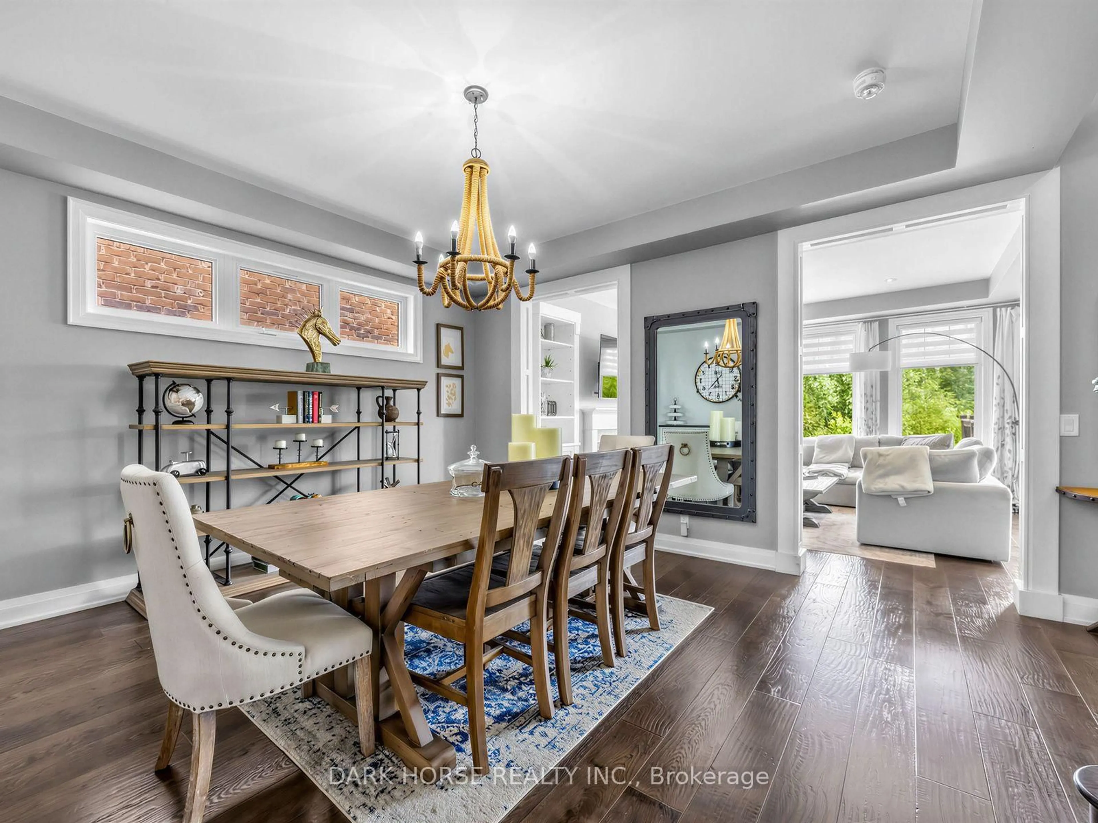 Dining room, wood/laminate floor for 2381 New Providence St, Oshawa Ontario L1L 0C1