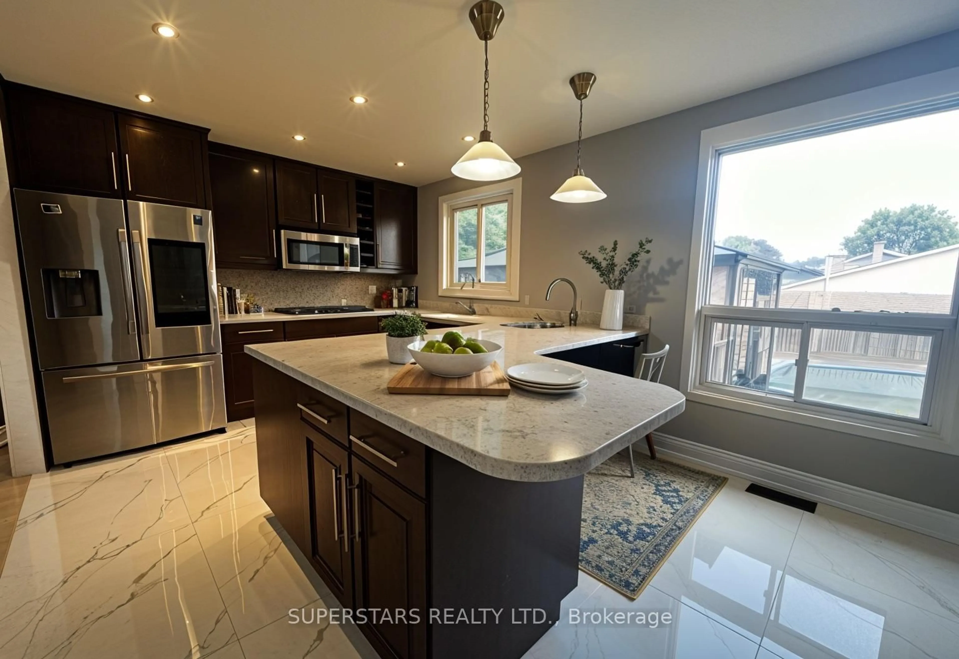 Contemporary kitchen, ceramic/tile floor for 1731 Ada Crt, Pickering Ontario L1V 2Y9