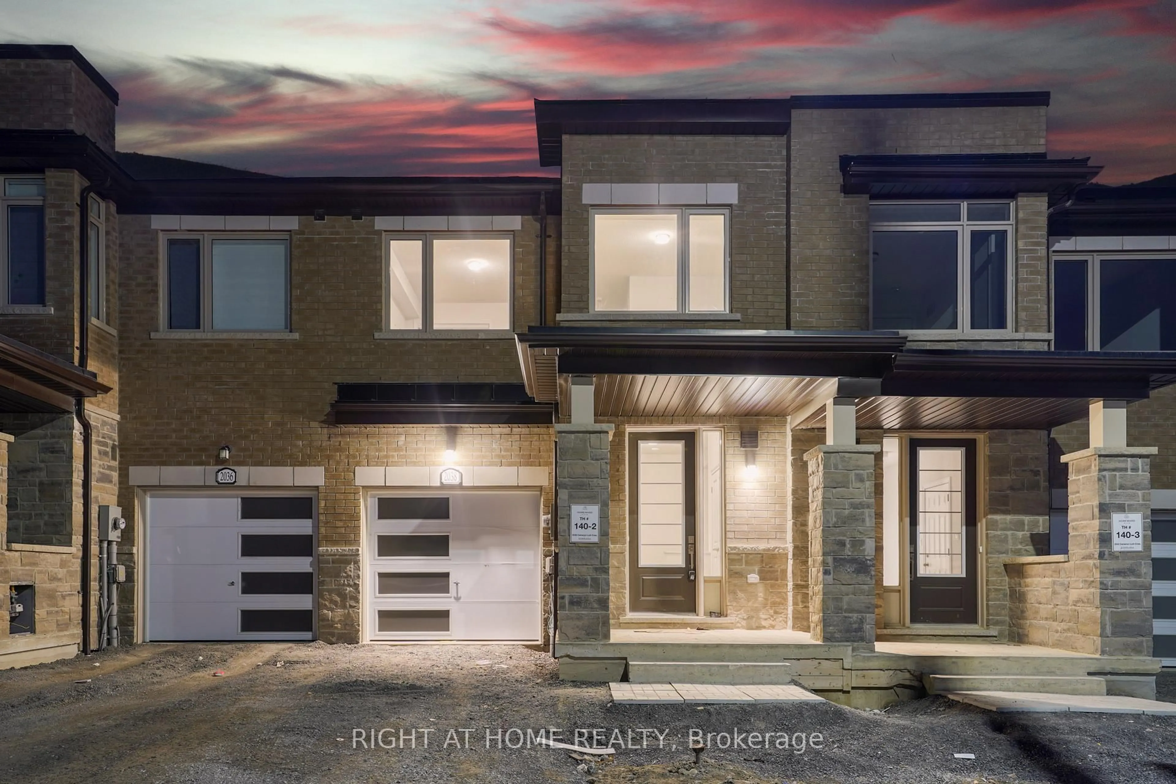 Home with brick exterior material, street for 2038 CAMERON LOTT Cres, Oshawa Ontario L1L 0S1