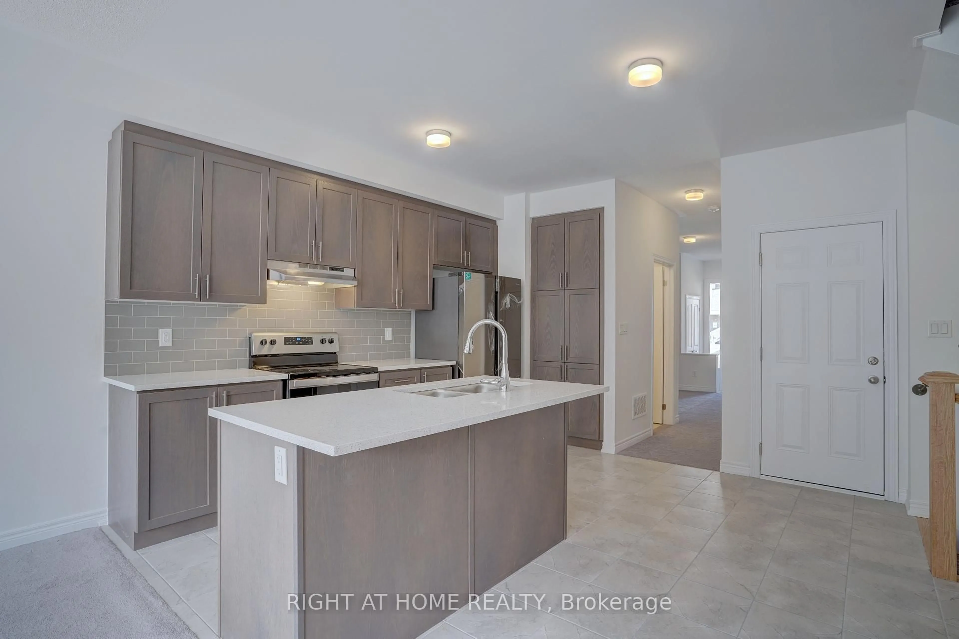 Open concept kitchen, ceramic/tile floor for 2038 CAMERON LOTT Cres, Oshawa Ontario L1L 0S1