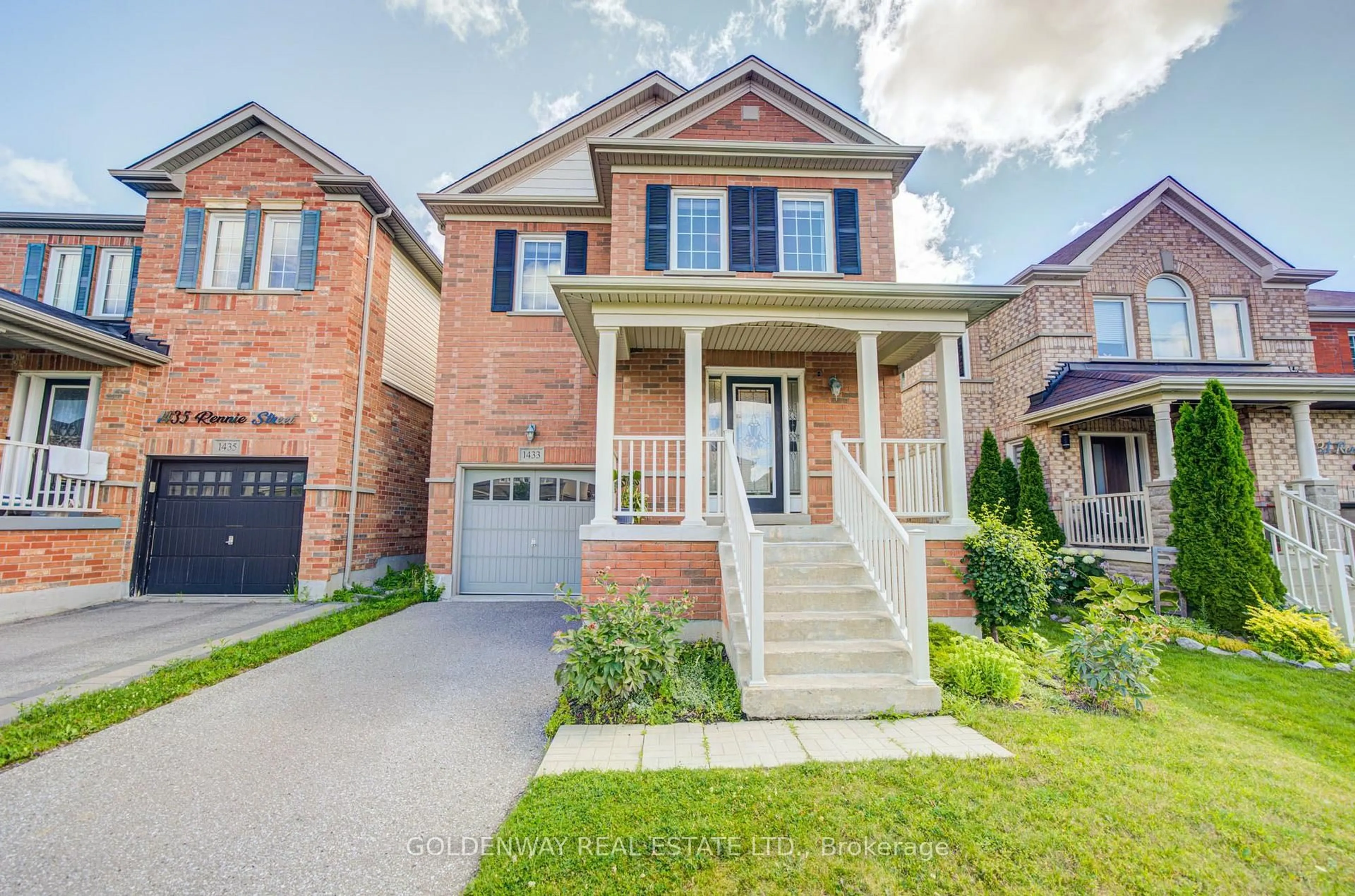 Home with brick exterior material, street for 1433 Rennie St, Oshawa Ontario L1K 0N8