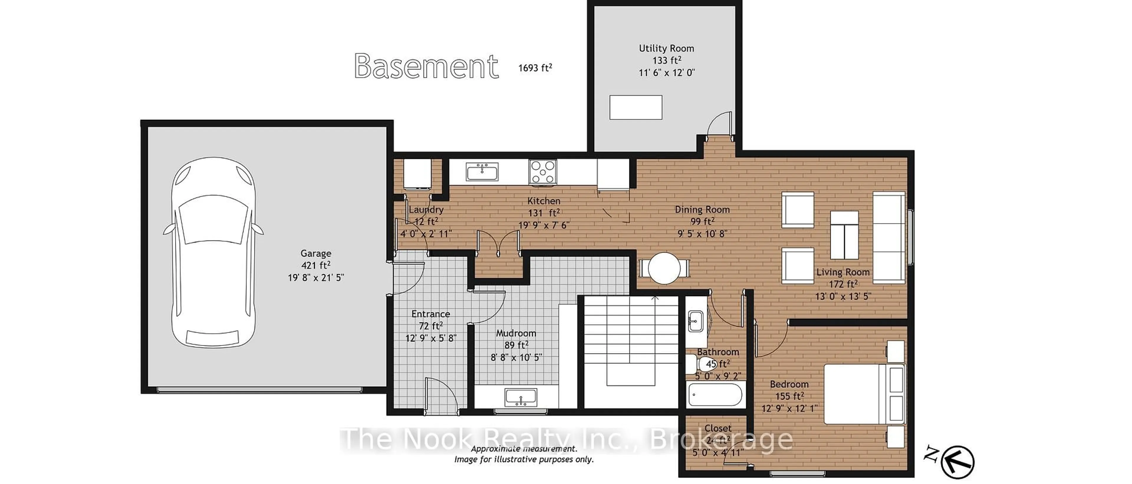 Floor plan for 153 Elizabeth Cres, Whitby Ontario L1N 3S1