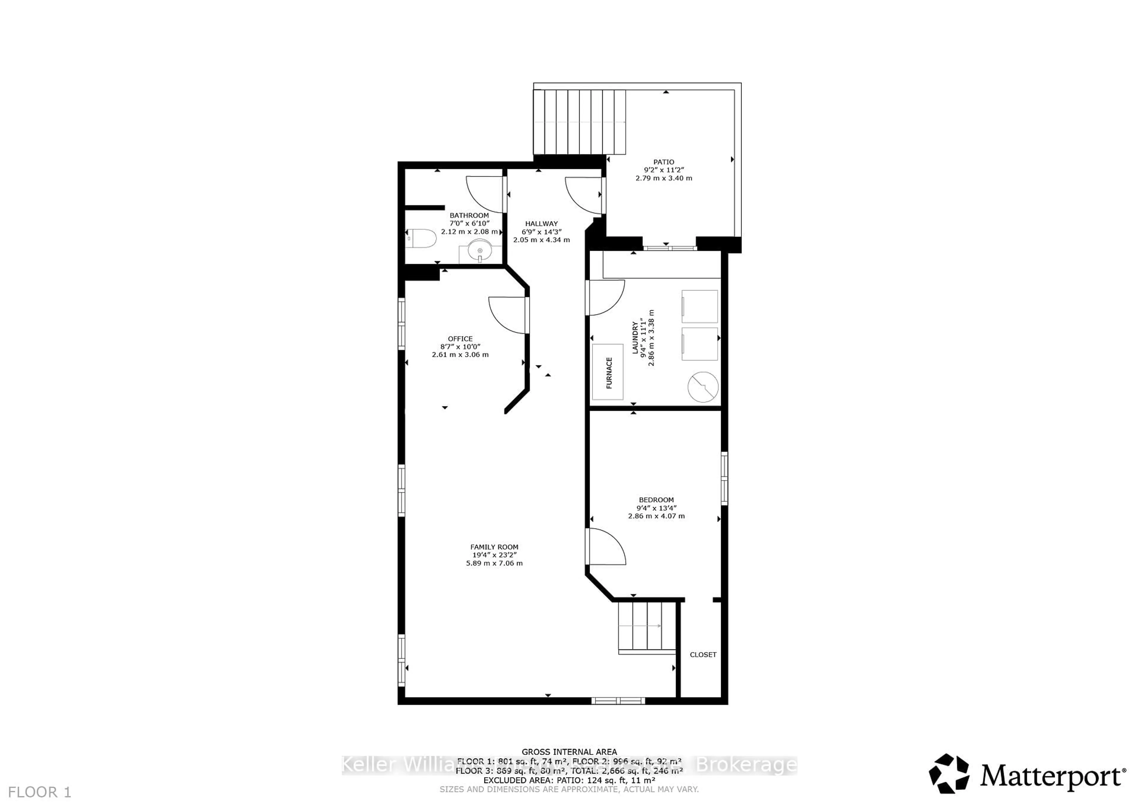 Floor plan for 676 Victory Dr, Pickering Ontario L1W 2S2