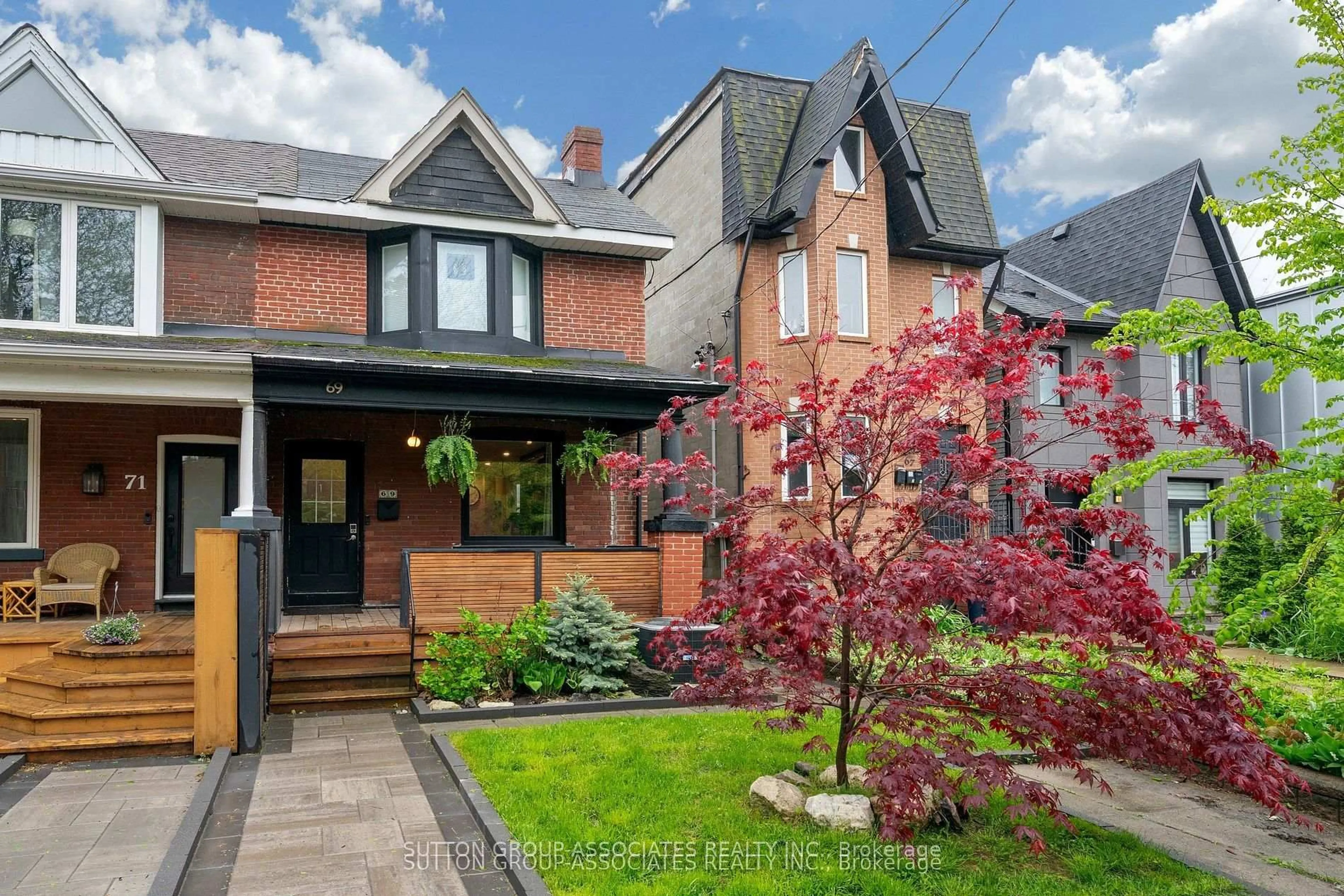 Home with brick exterior material, street for 69 Dagmar Ave, Toronto Ontario M4M 1V9