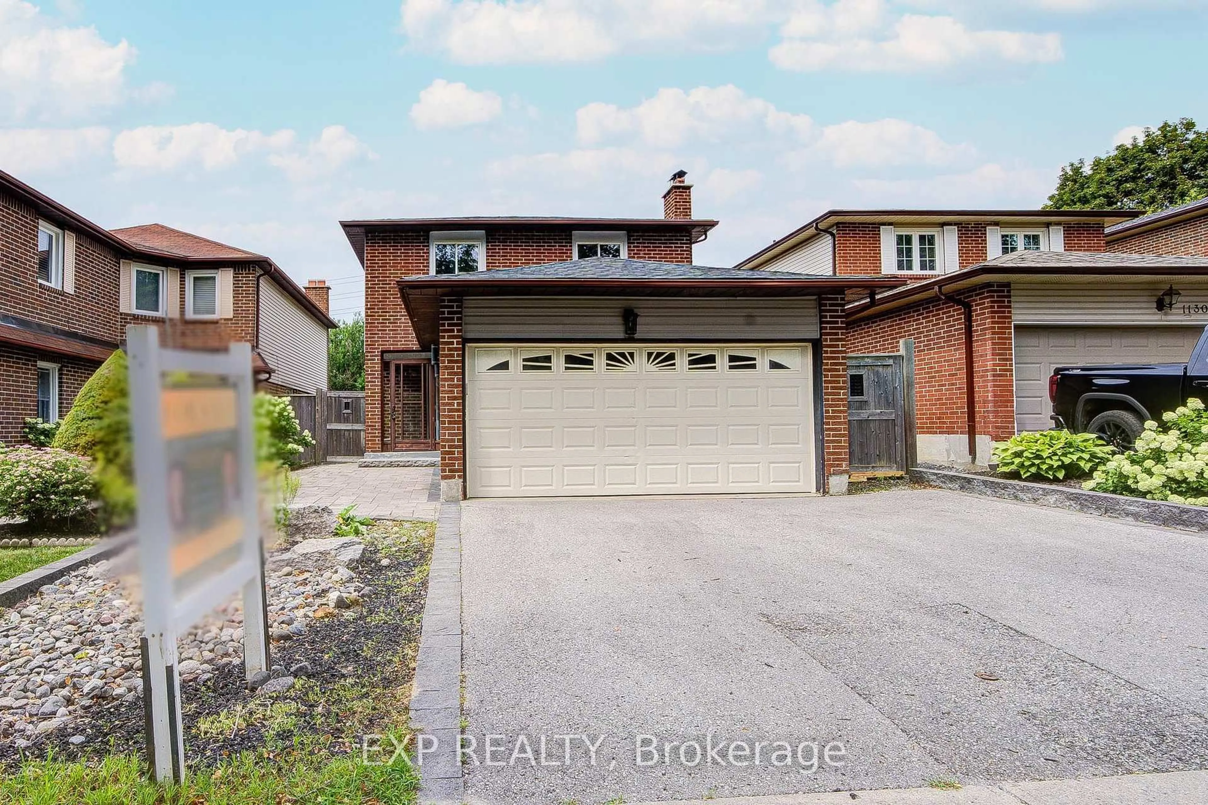 Home with brick exterior material, street for 1132 Cedarcroft Cres, Pickering Ontario L1X 1R8