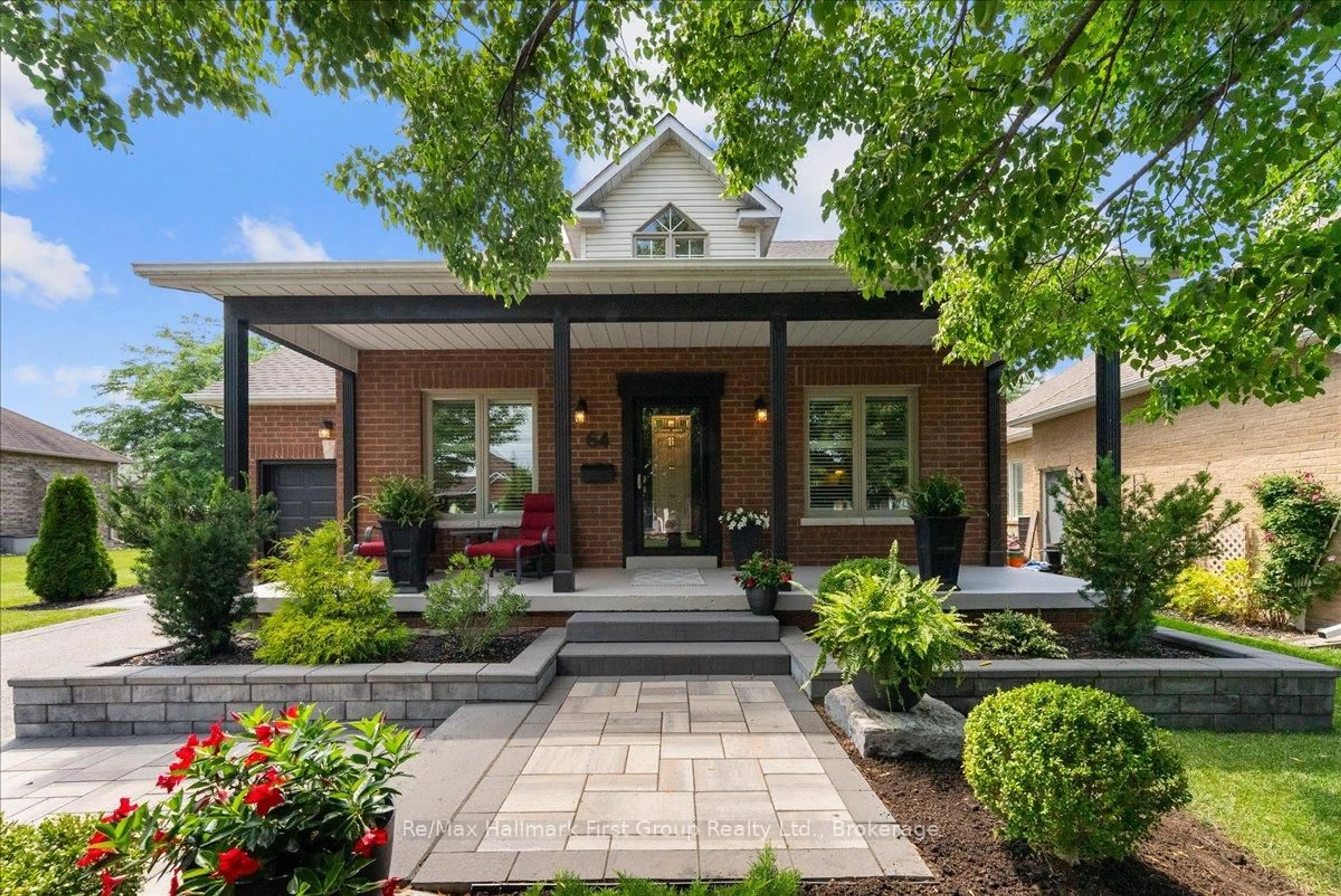 Home with brick exterior material, street for 64 Waterbury Cres, Scugog Ontario L9L 1R9