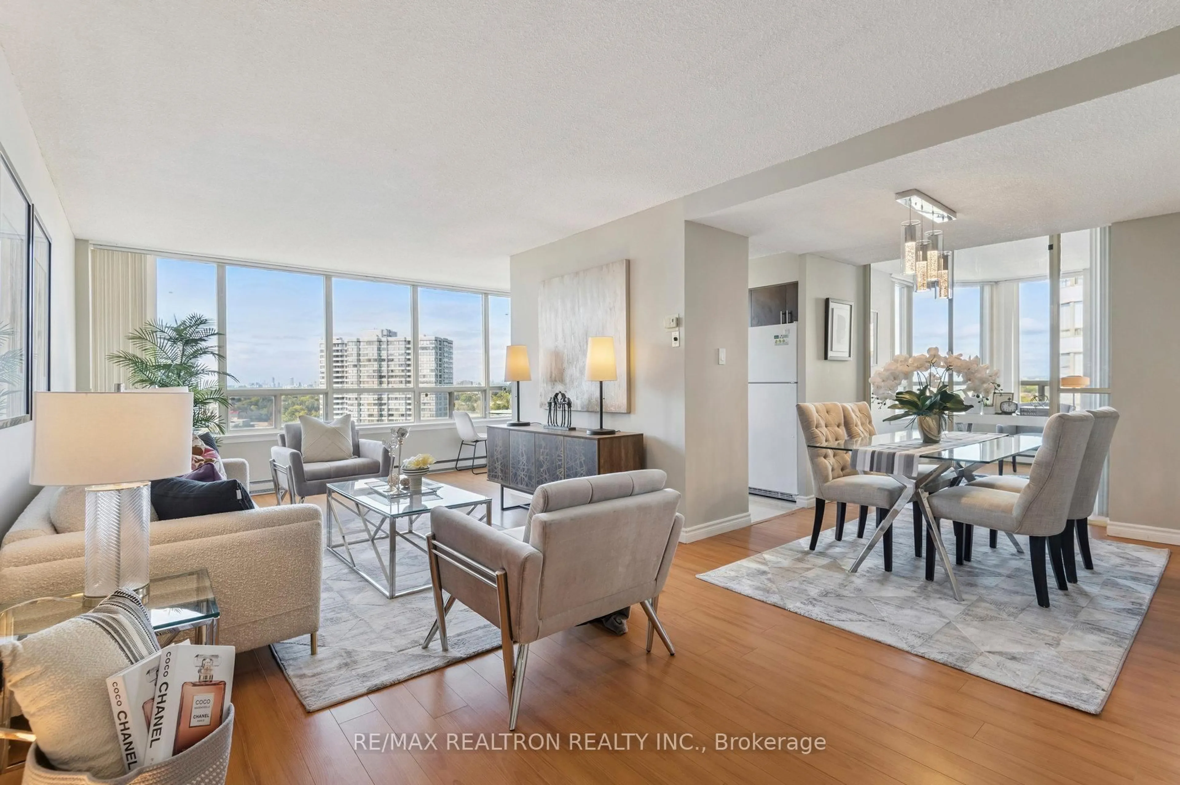 Living room with furniture, unknown for 150 Alton Towers Circ #1503, Toronto Ontario M1V 4X7