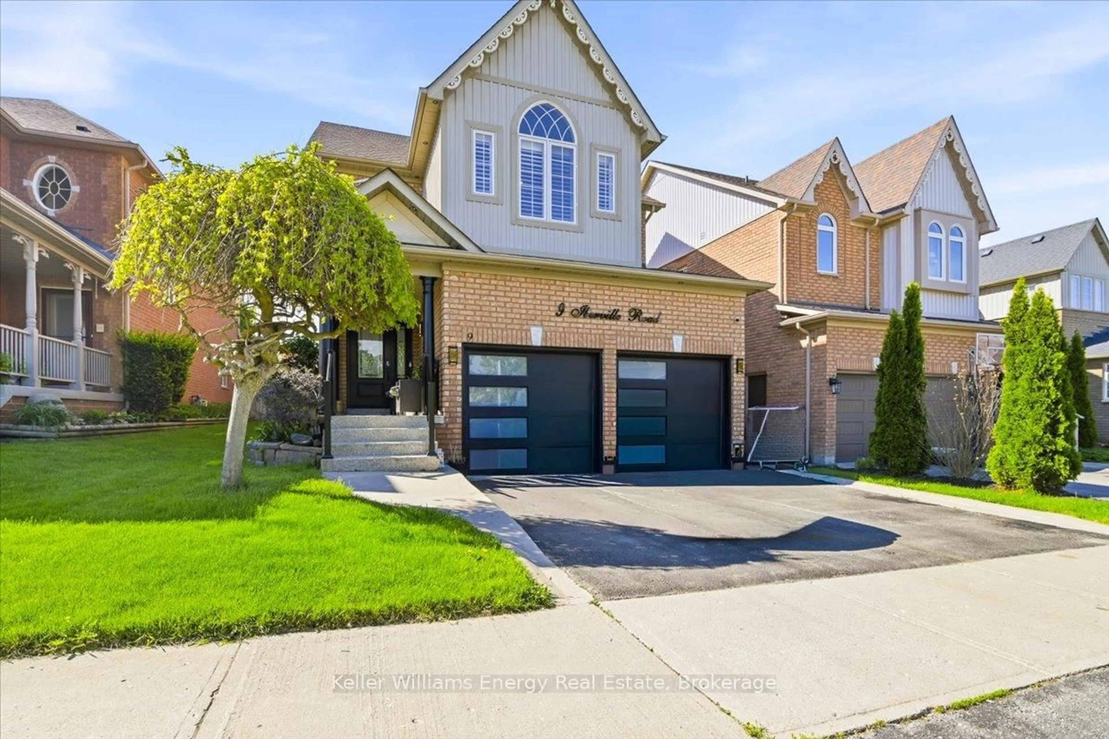 Home with brick exterior material, street for 9 Iberville Rd, Whitby Ontario L1M 1H5