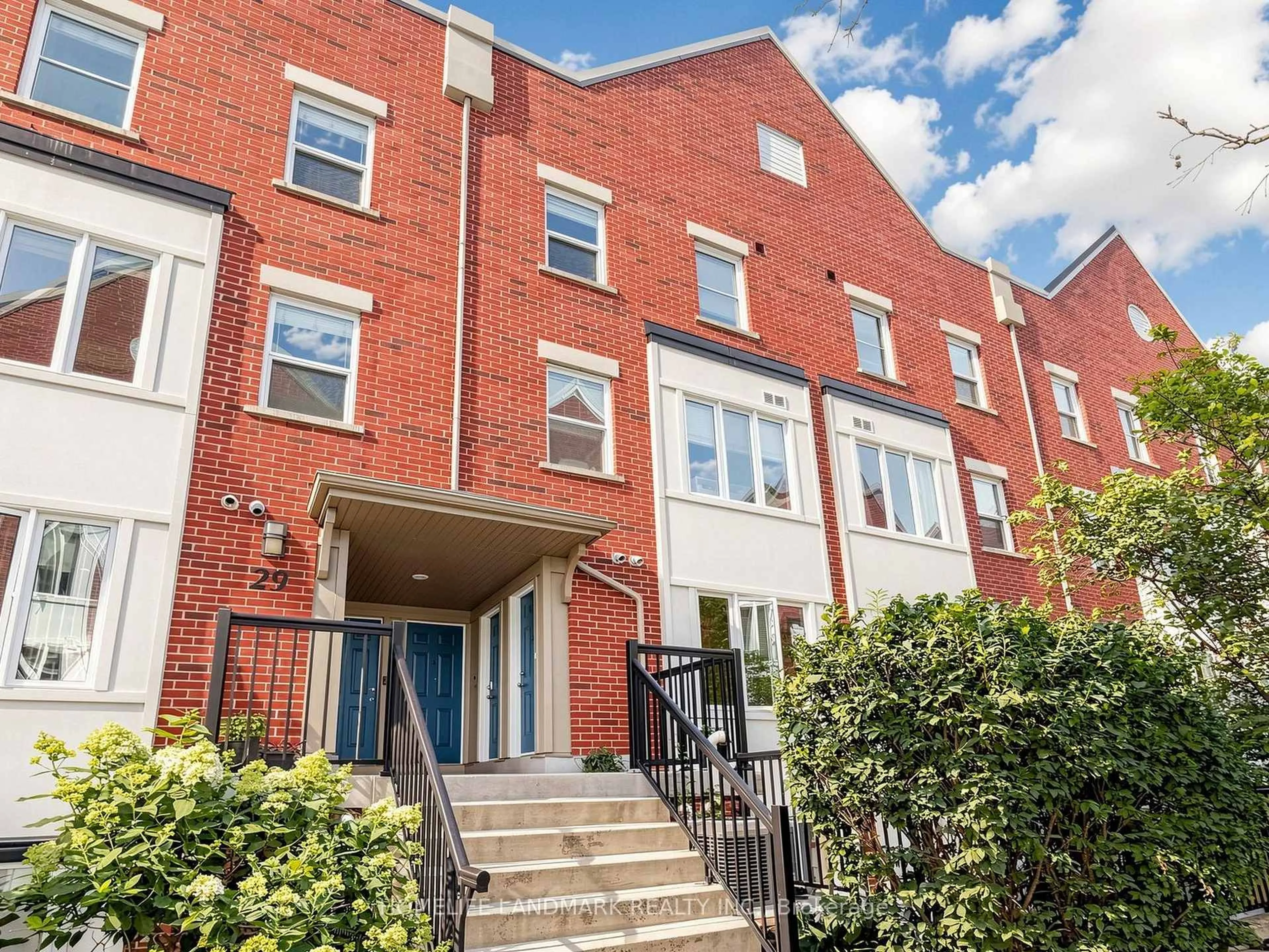 Home with brick exterior material, street for 29 Frances Loring Lane #4, Toronto Ontario M4M 3E8