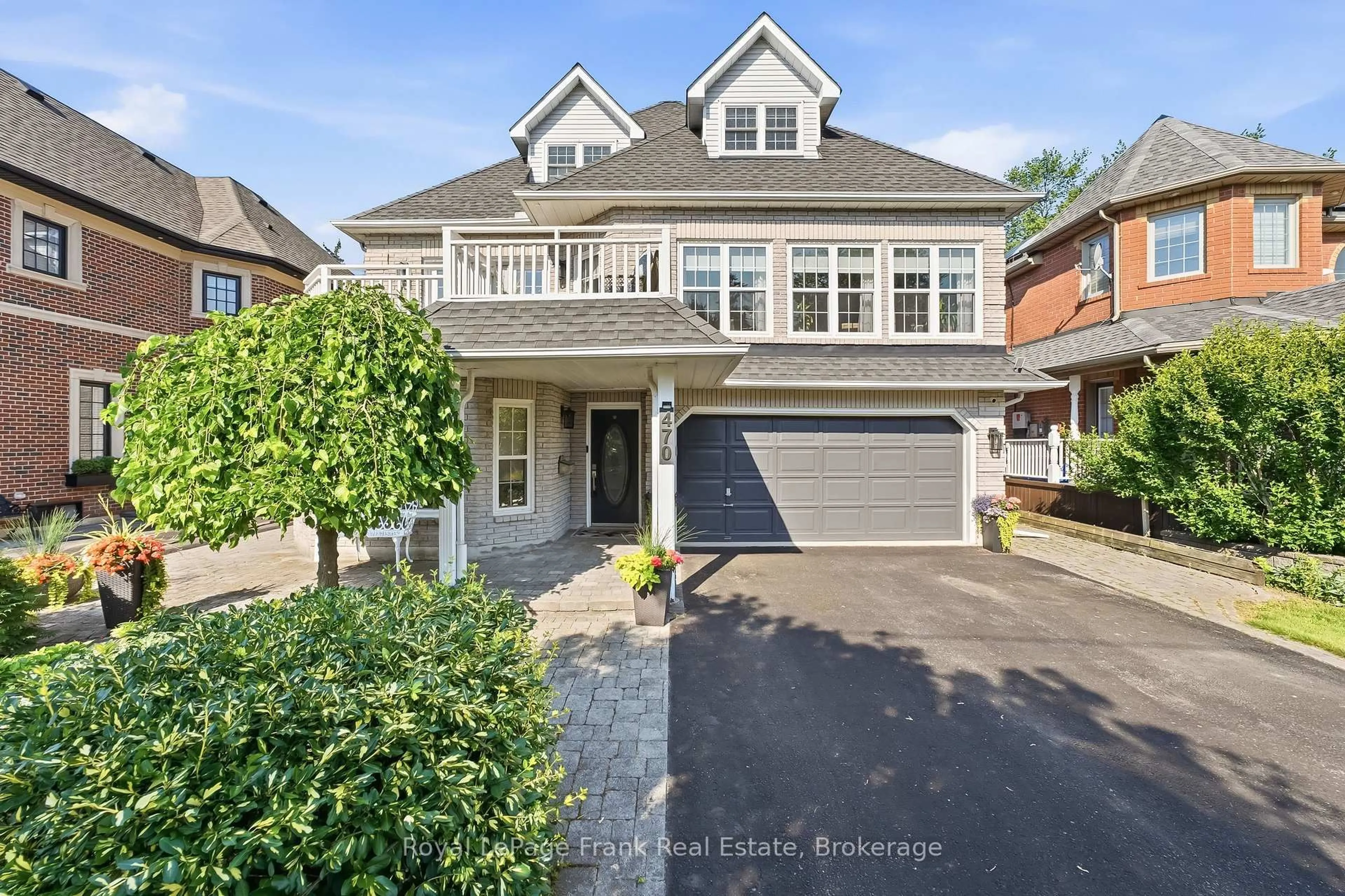 Home with brick exterior material, street for 470 Poplar Ave, Ajax Ontario L1S 1E8