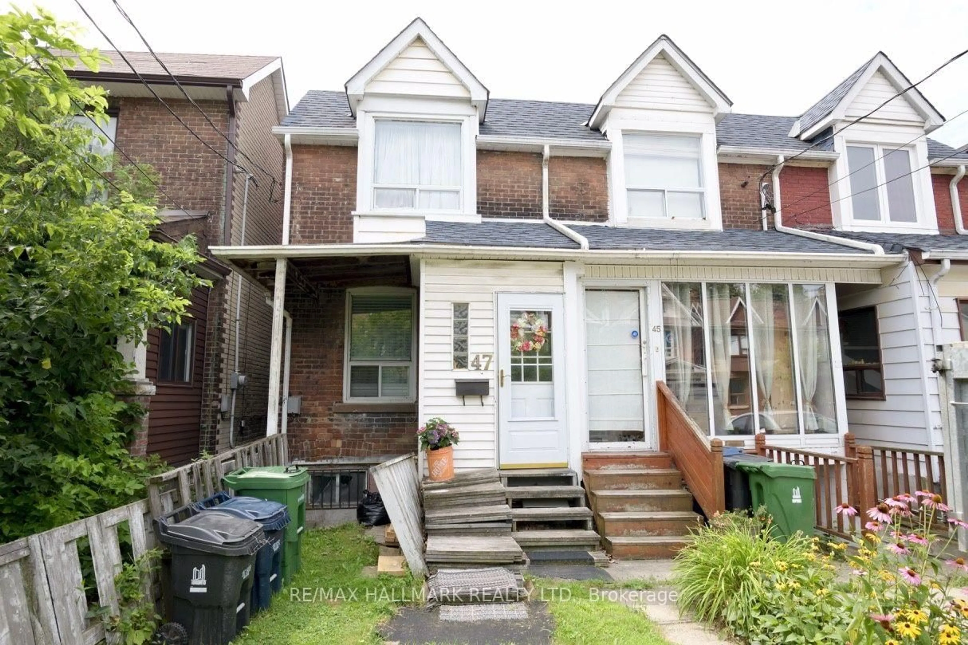 Home with brick exterior material, street for 47 Dentonia Park Ave, Toronto Ontario M4C 1W6