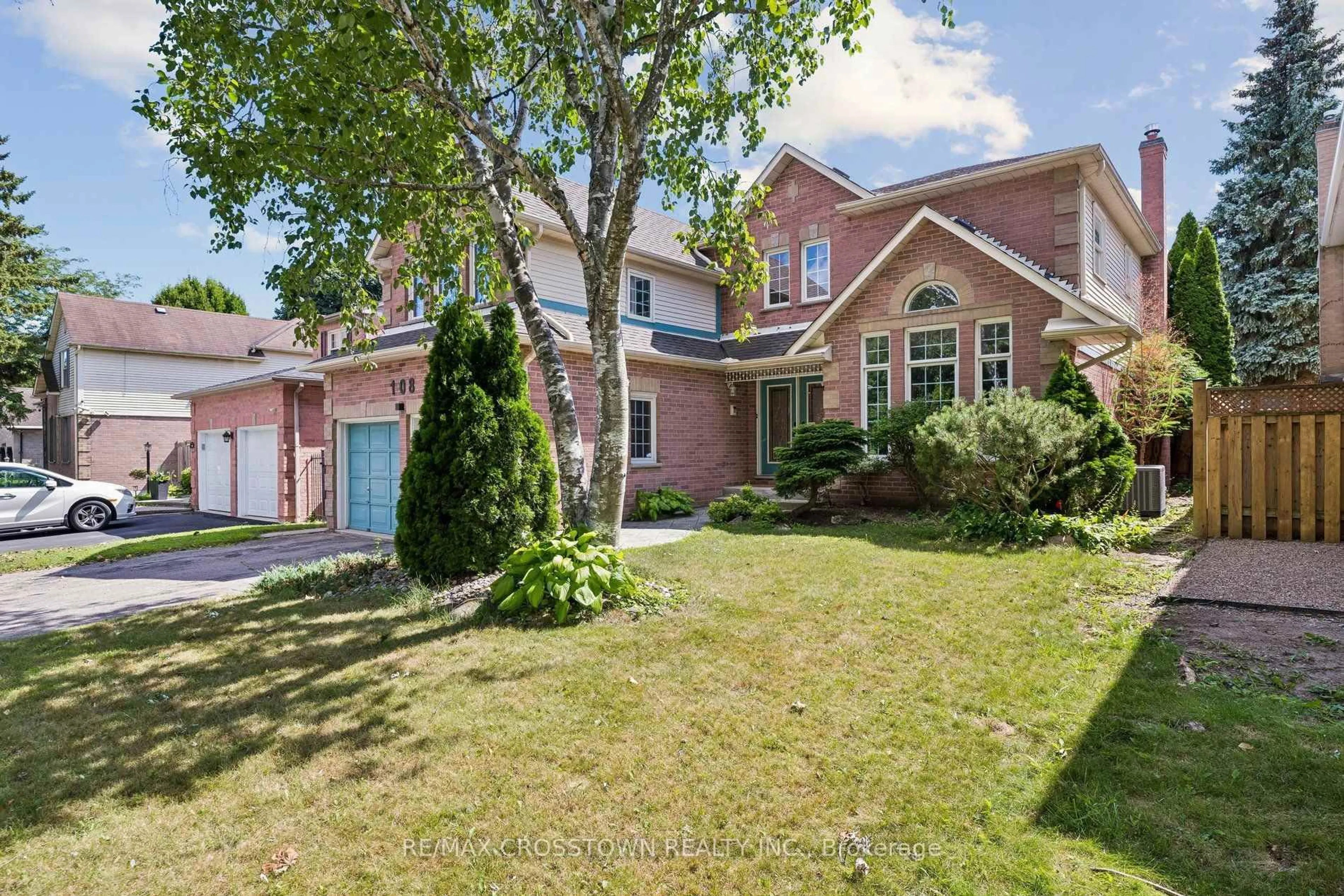 Home with brick exterior material, street for 108 Mcquay Blvd, Whitby Ontario L1P 1L5