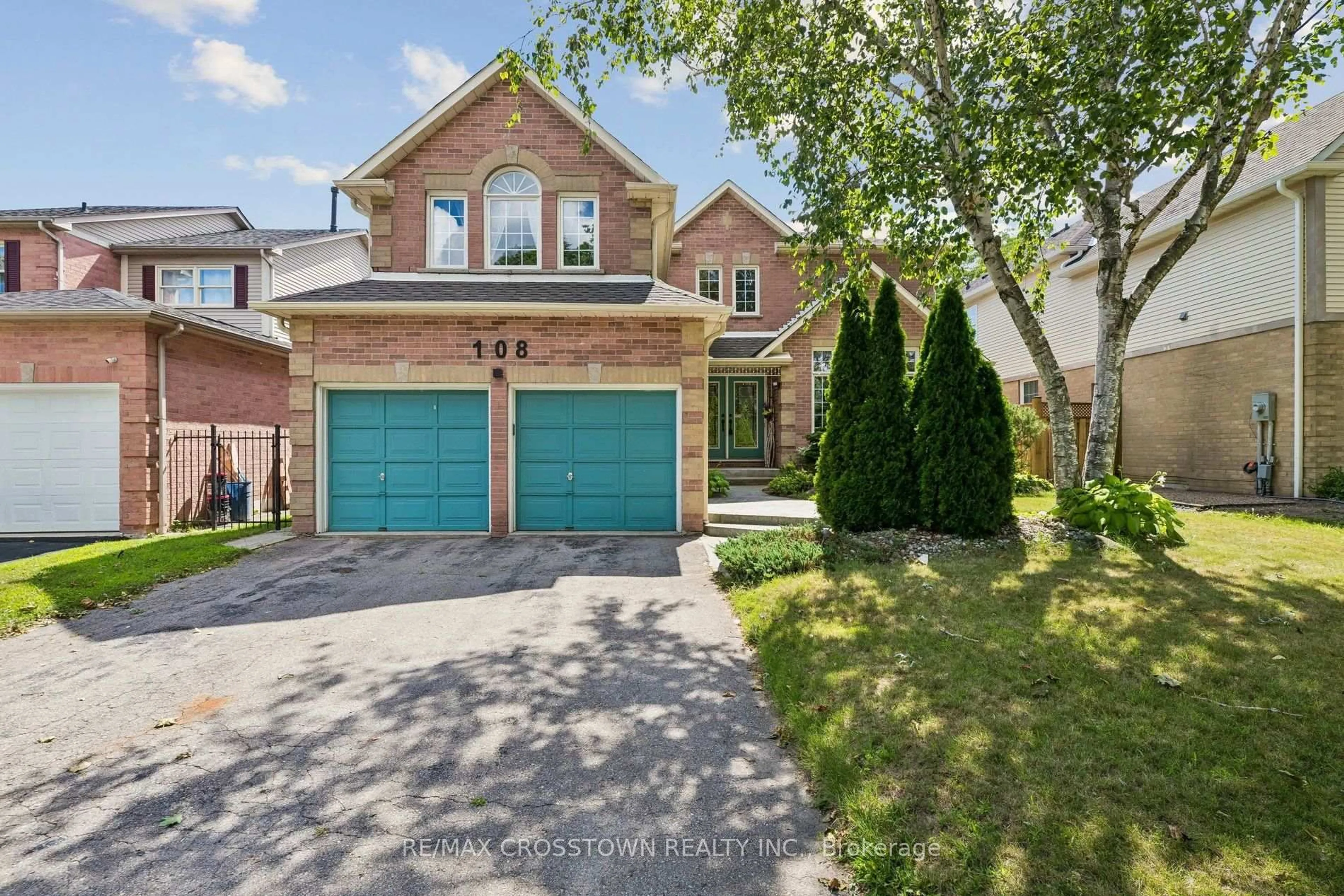 Home with brick exterior material, street for 108 Mcquay Blvd, Whitby Ontario L1P 1L5