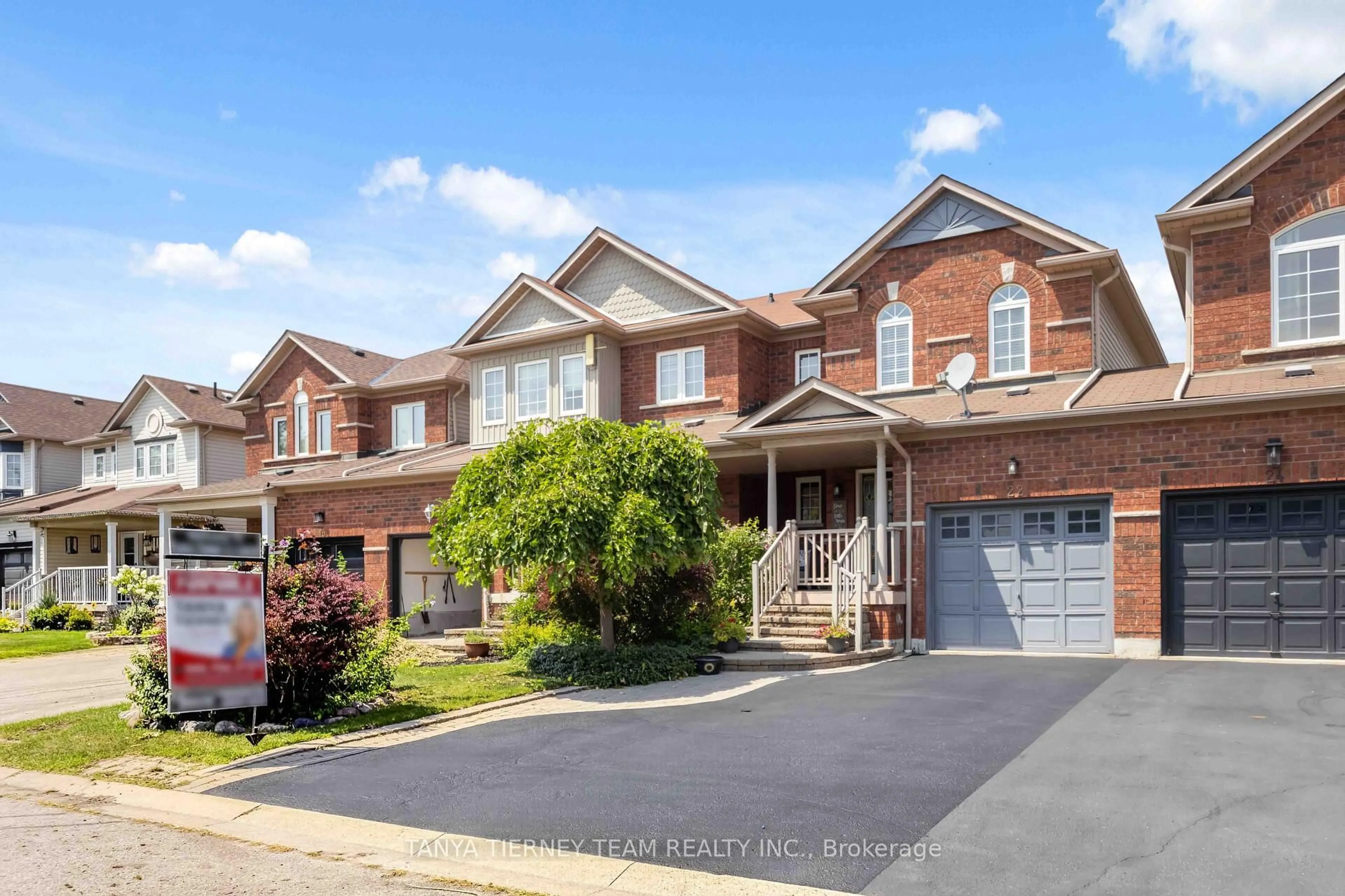Home with brick exterior material, street for 22 Sinden Dr, Whitby Ontario L1M 2B8