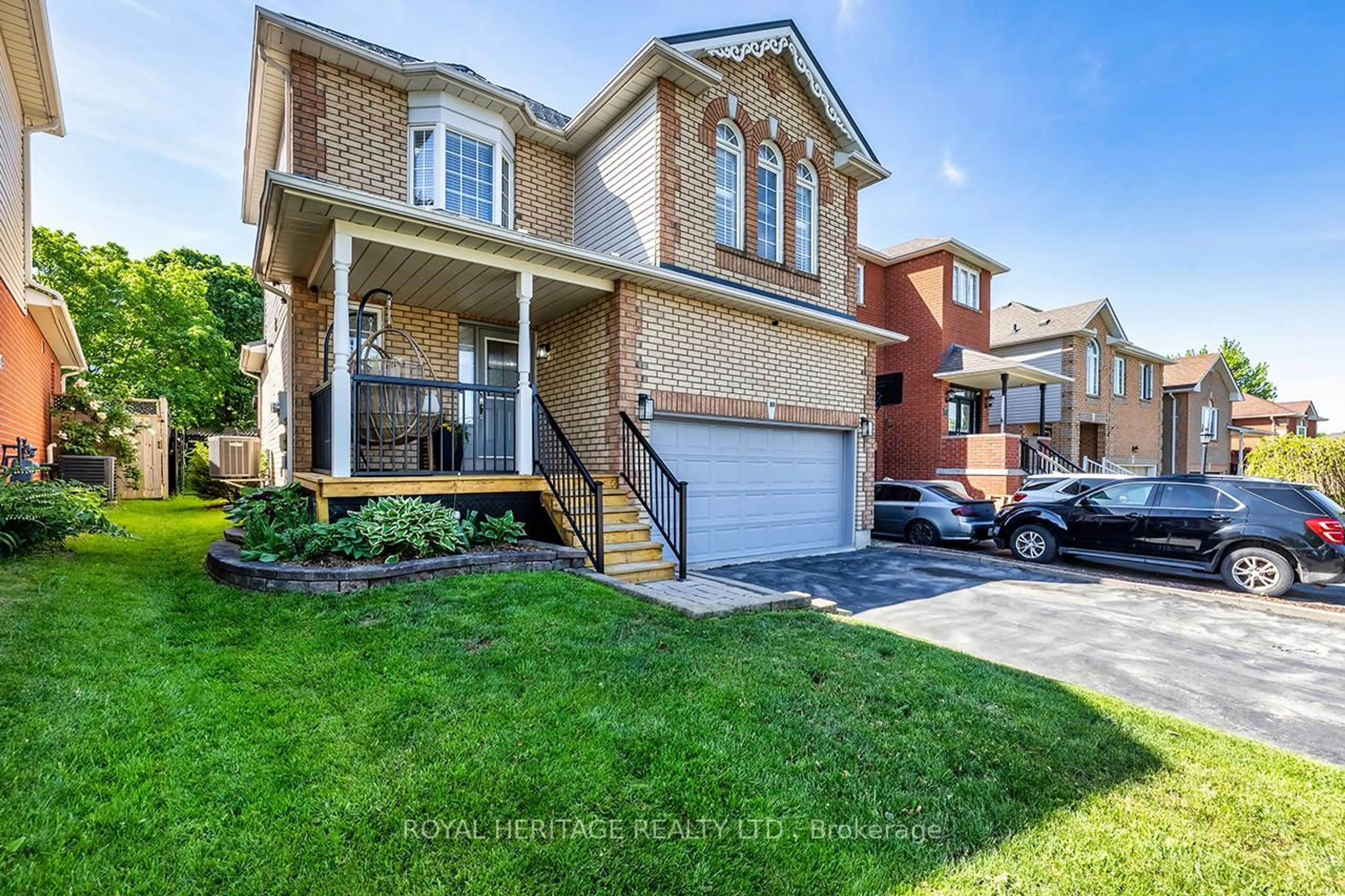 Home with brick exterior material, street for 80 Brandon Rd, Scugog Ontario L9L 1S8