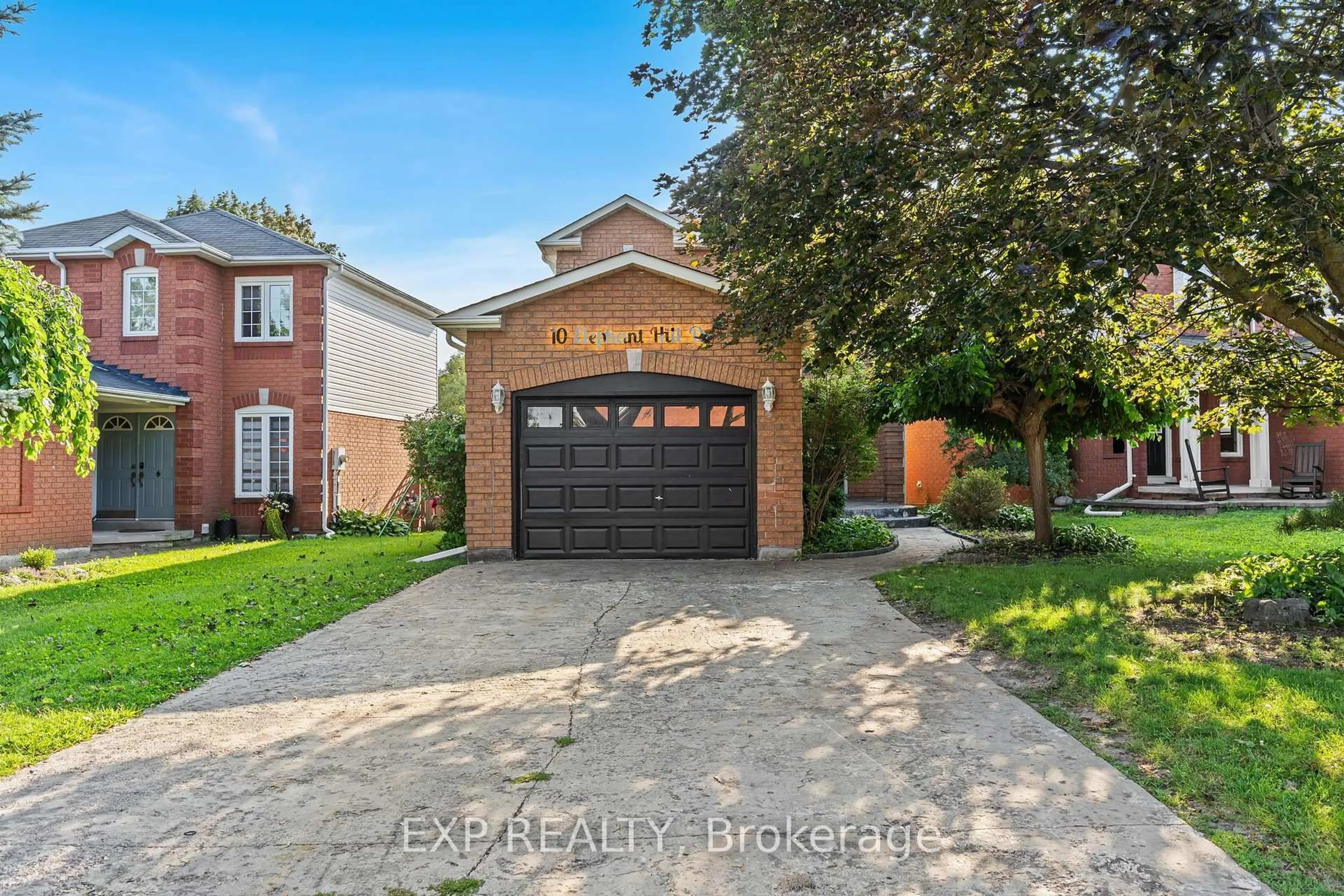 Home with brick exterior material, street for 10 Elephant Hill Dr, Clarington Ontario L1C 4M5