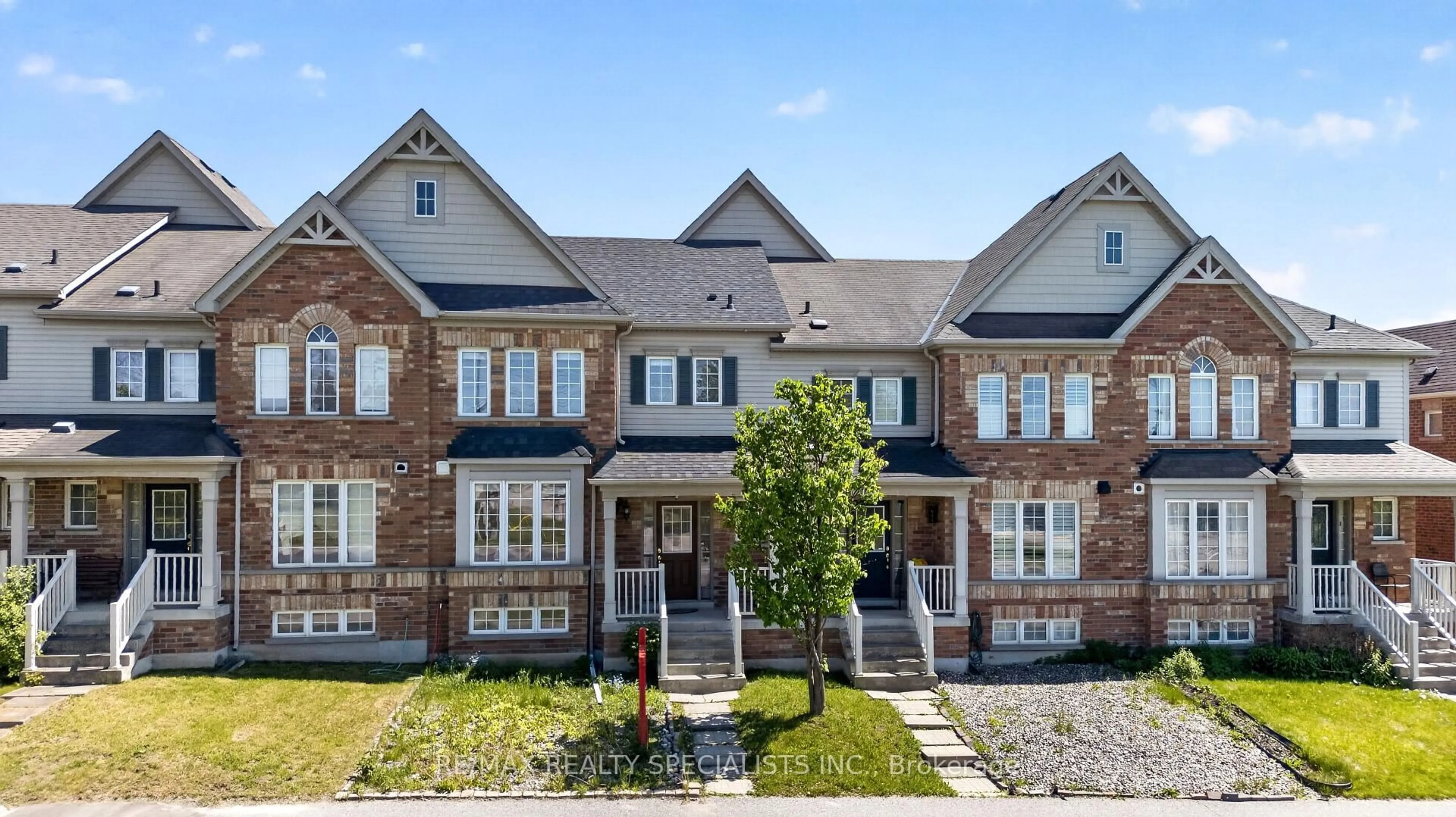 Home with brick exterior material, street for 45 Warnford Circ, Ajax Ontario L1T 0J7
