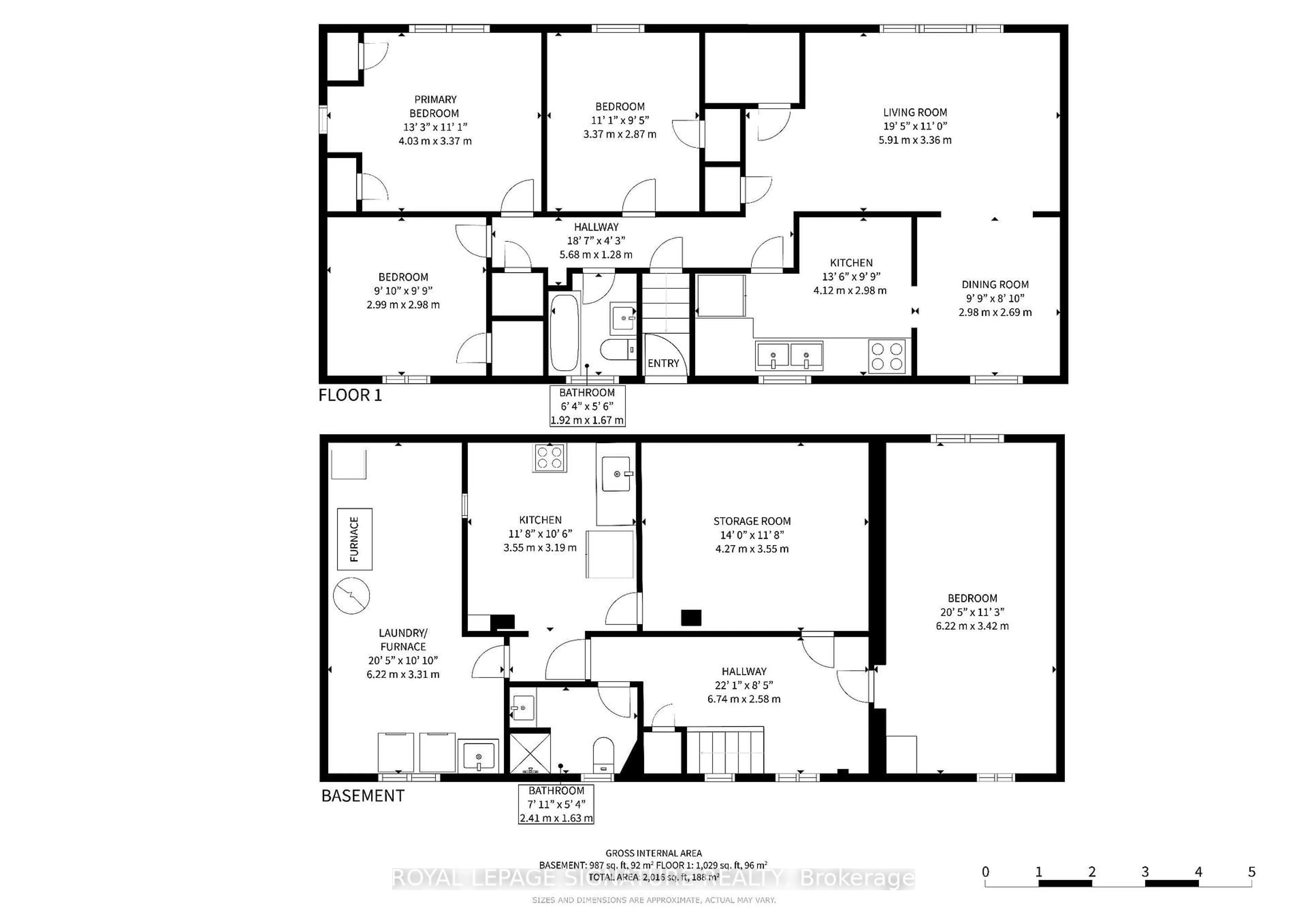 Floor plan for 256 Ferris Rd, Toronto Ontario M4B 1H6