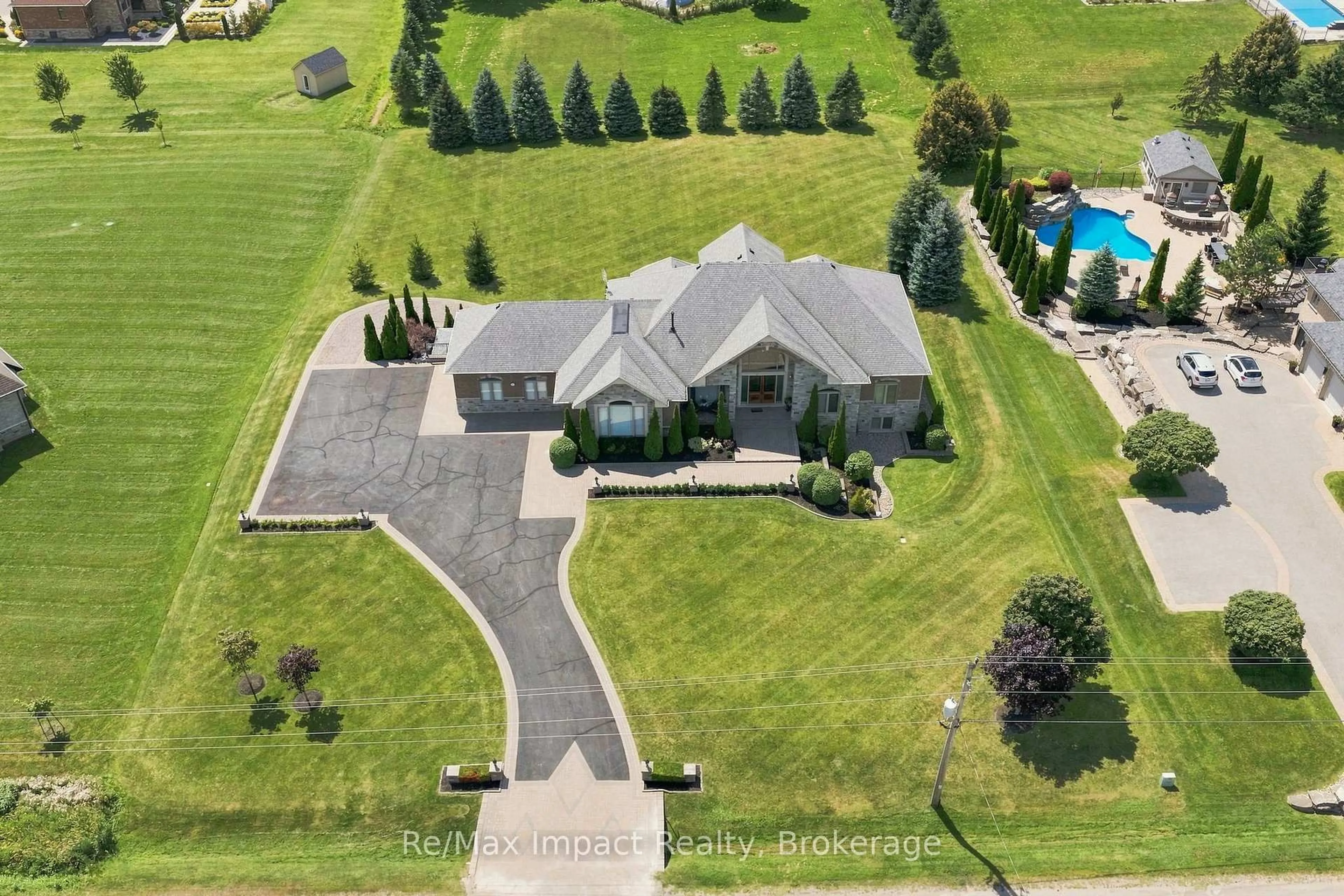 A pic from outside/outdoor area/front of a property/back of a property/a pic from drone, street for 6300 Solina Rd, Clarington Ontario L0B 1J0