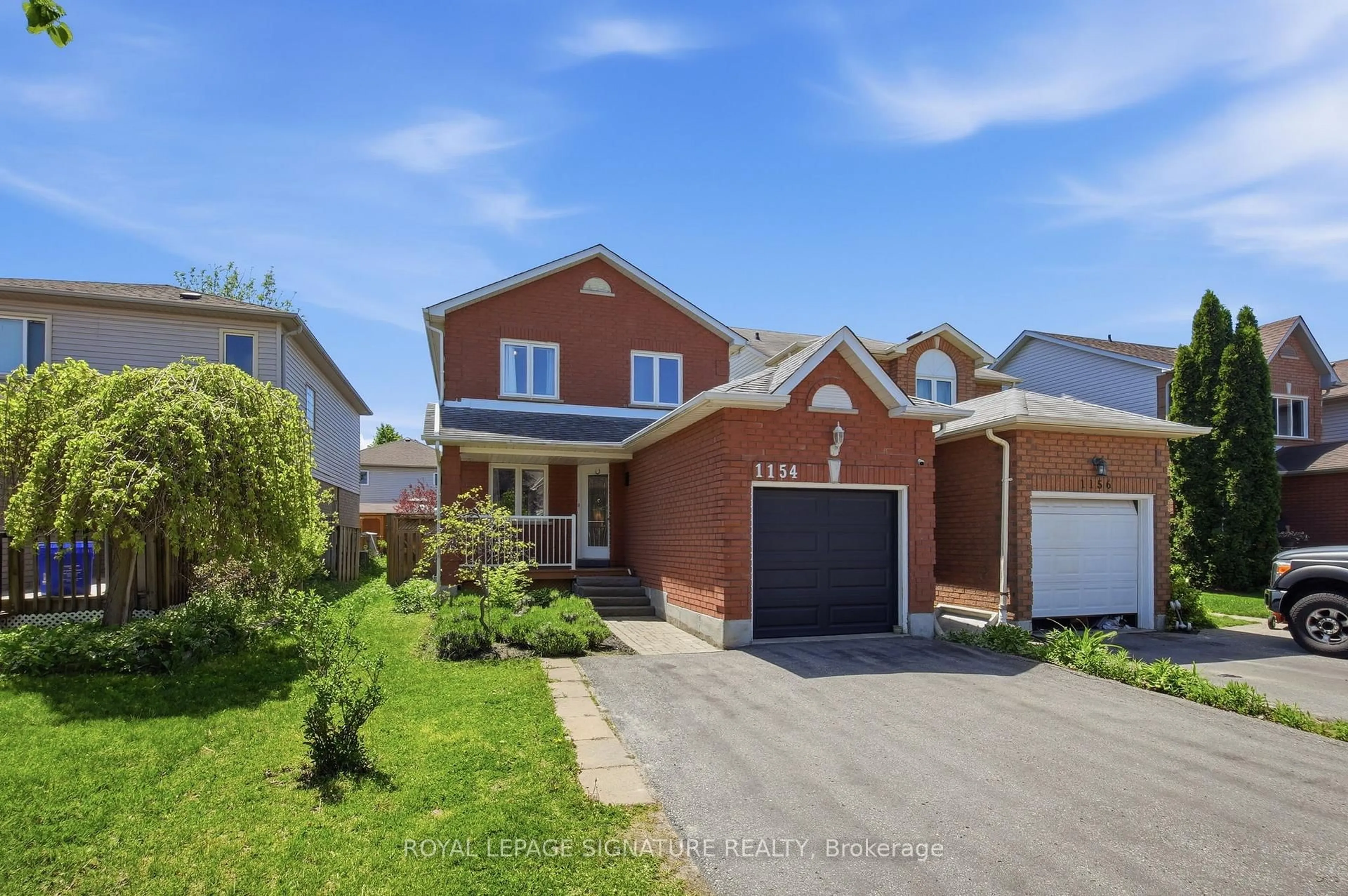 Home with brick exterior material, street for 1154 Beaver Valley Cres, Oshawa Ontario L1J 8N3