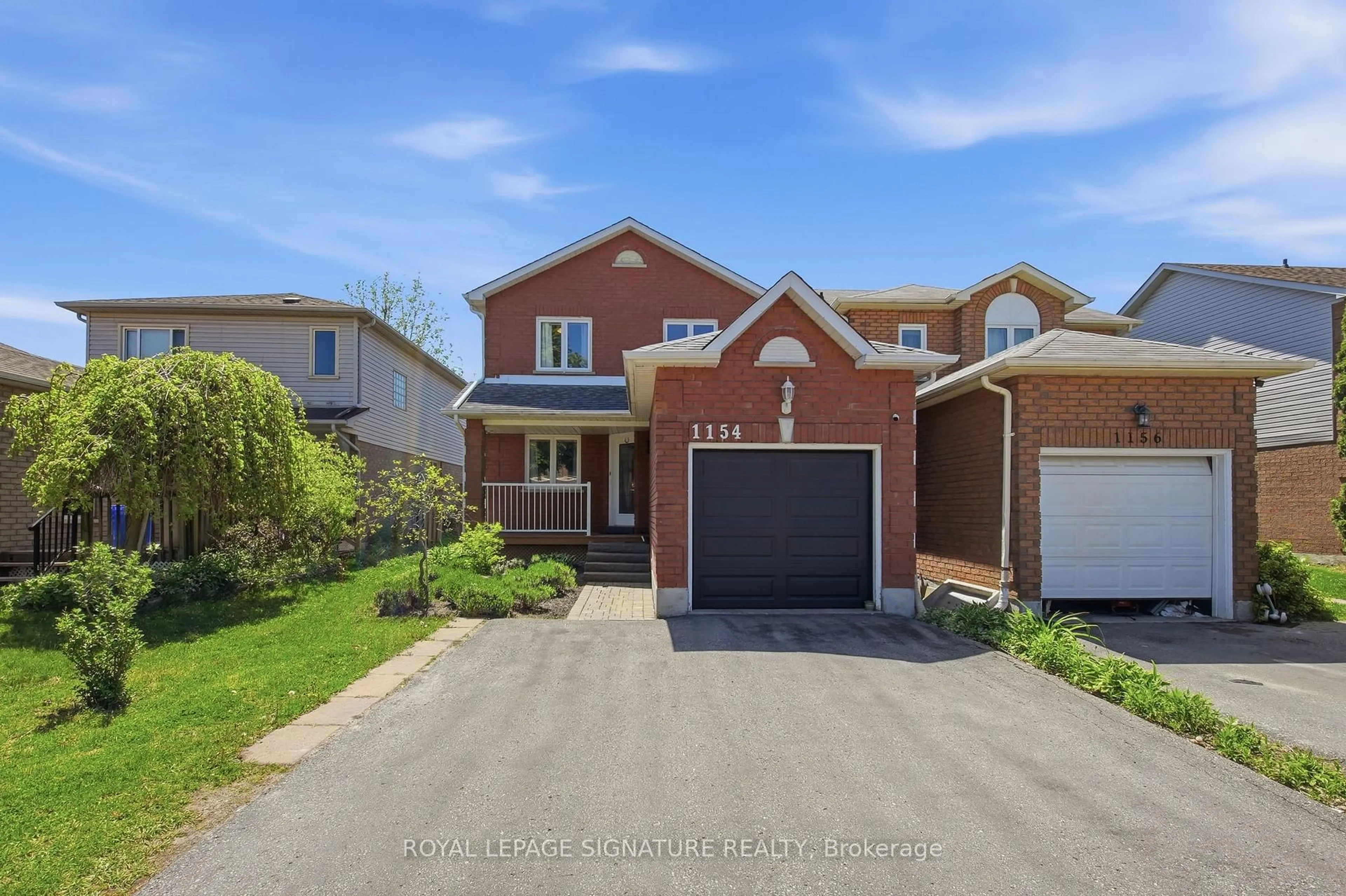 Home with brick exterior material, street for 1154 Beaver Valley Cres, Oshawa Ontario L1J 8N3