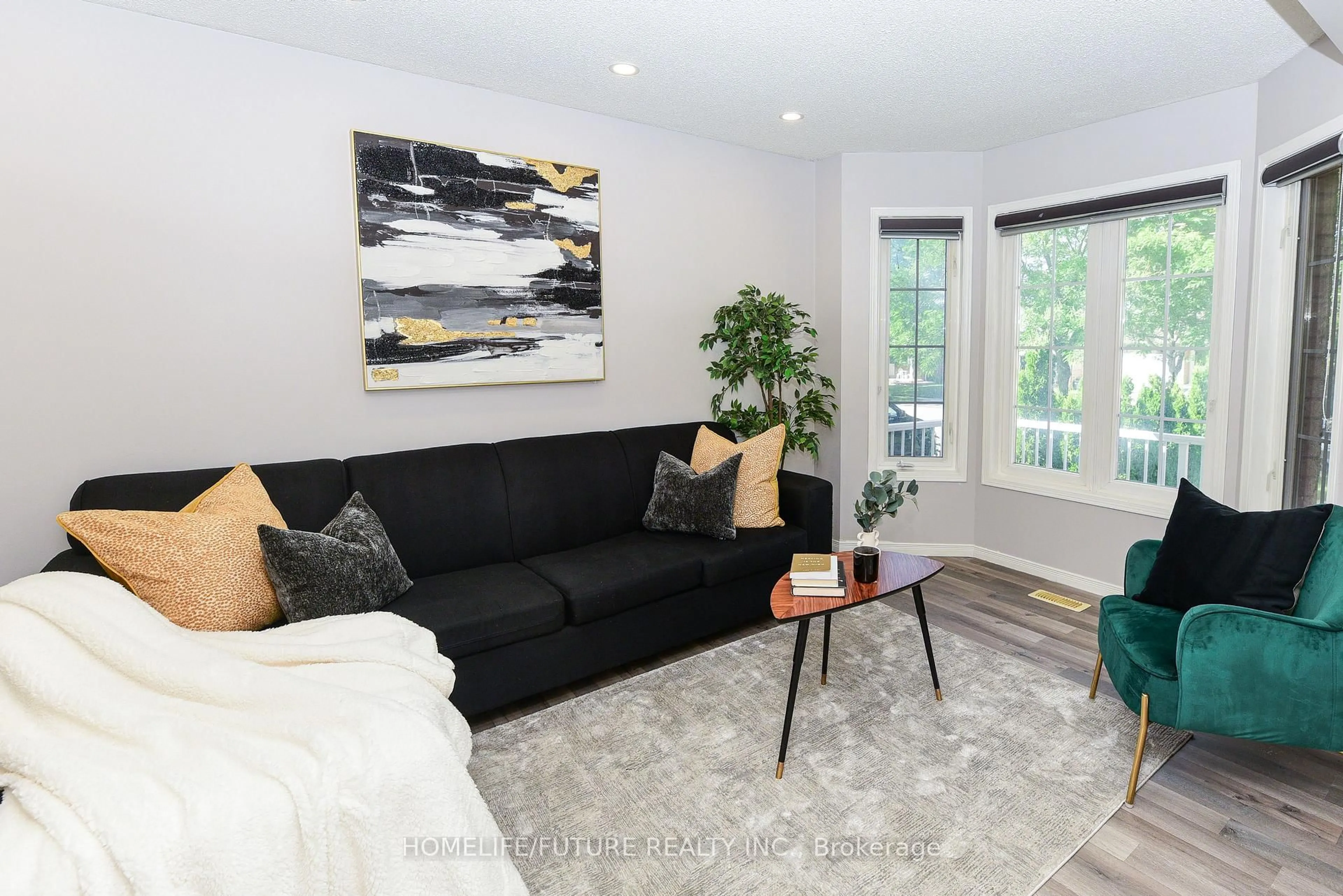 Living room with furniture, unknown for 1404 Trowbridge Dr, Oshawa Ontario L1G 7R7