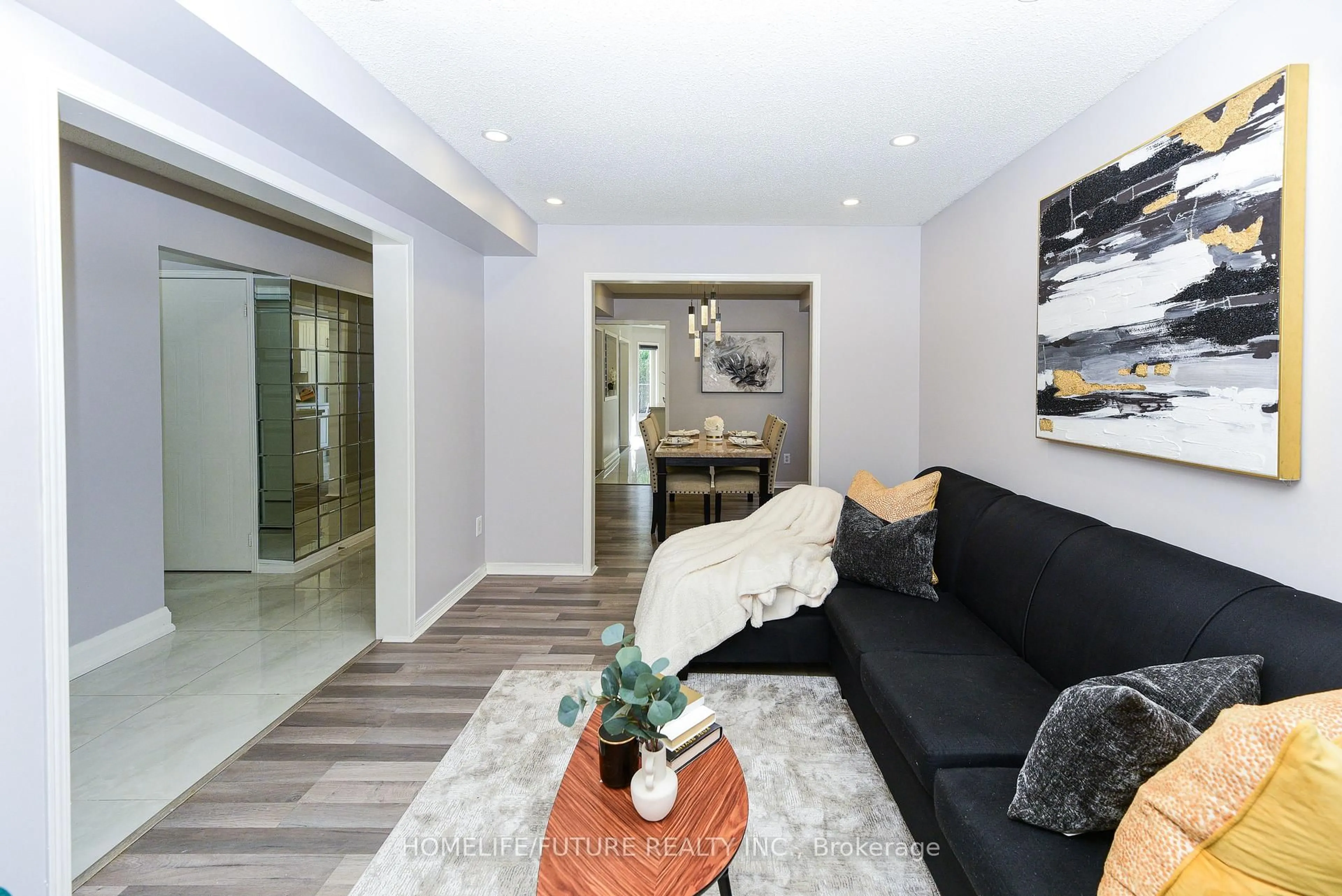 Living room with furniture, unknown for 1404 Trowbridge Dr, Oshawa Ontario L1G 7R7
